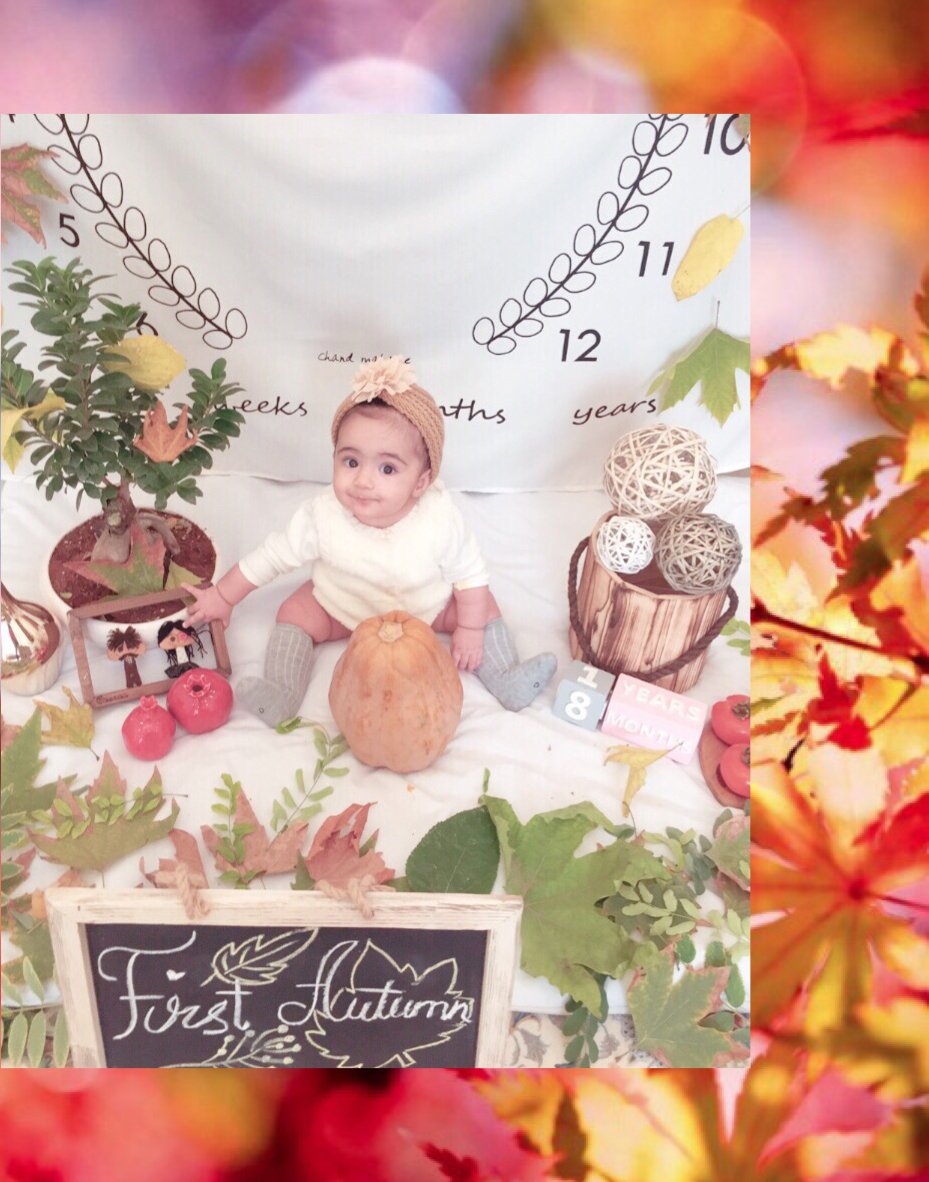 تم عکس پاییزی نوزاد روشا ملاجعفر