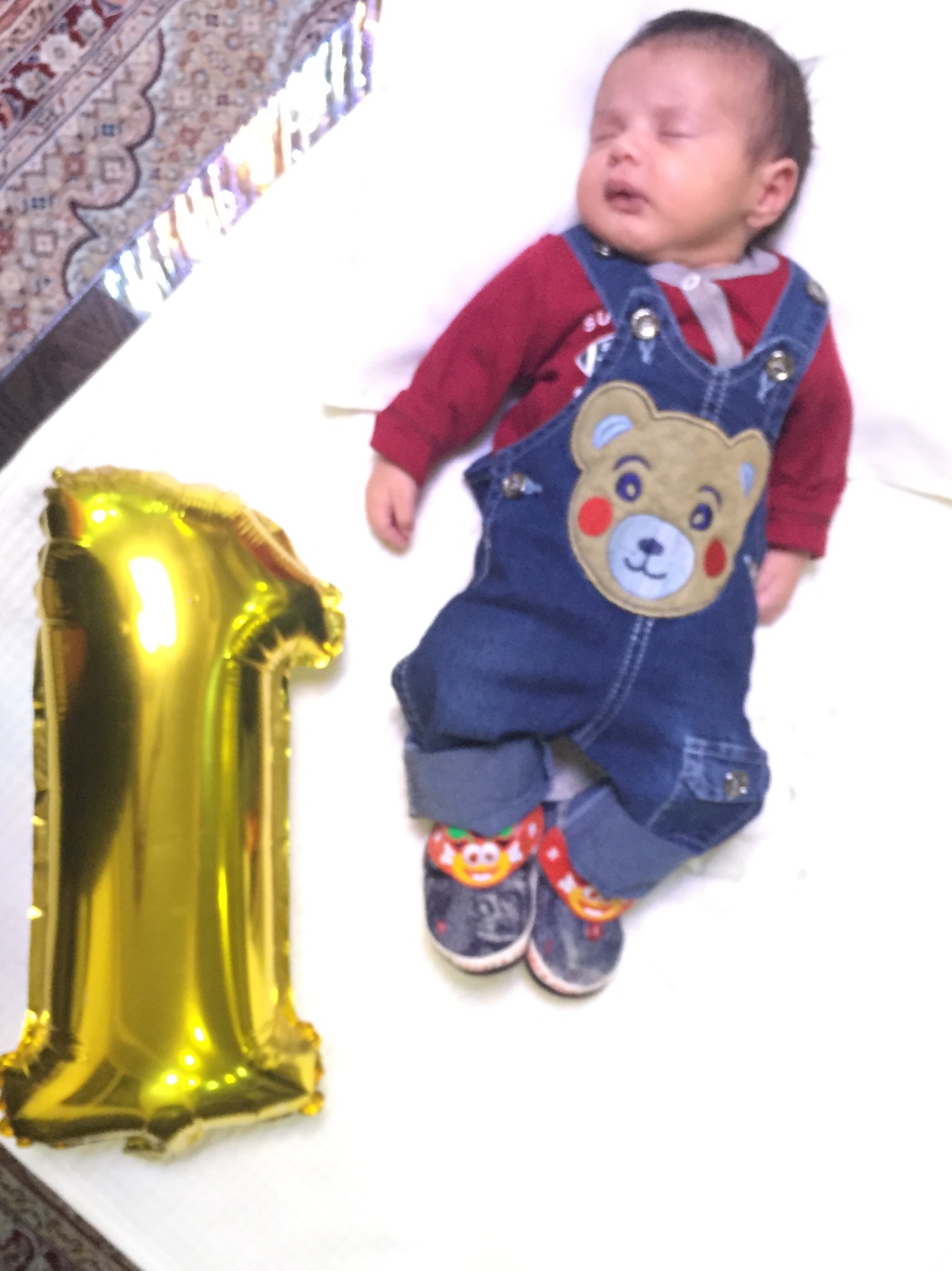 تم عکس زمستانی نوزاد آرسام اطروش