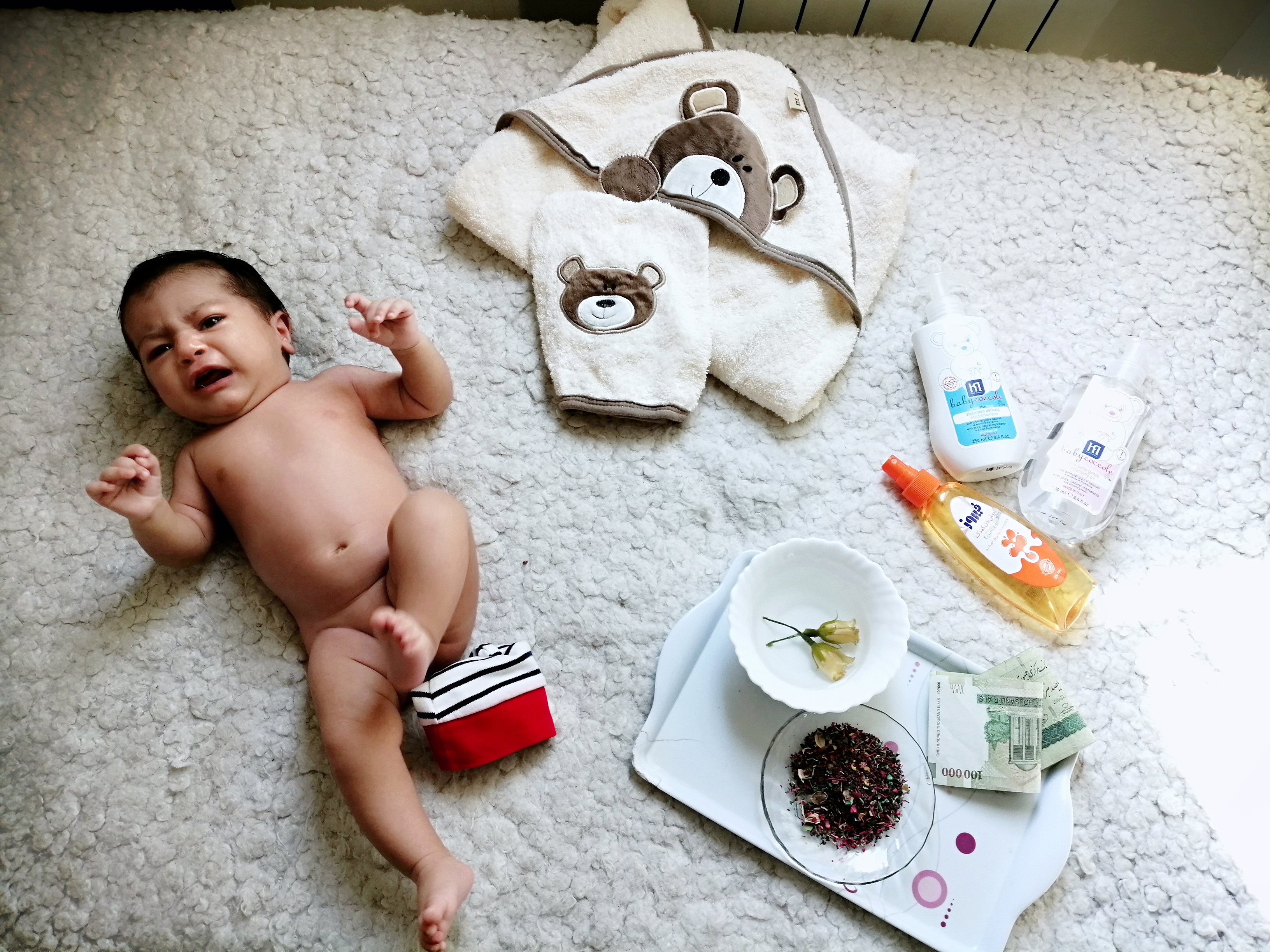 یک ماهگی نوزاد دلوان میرزایی