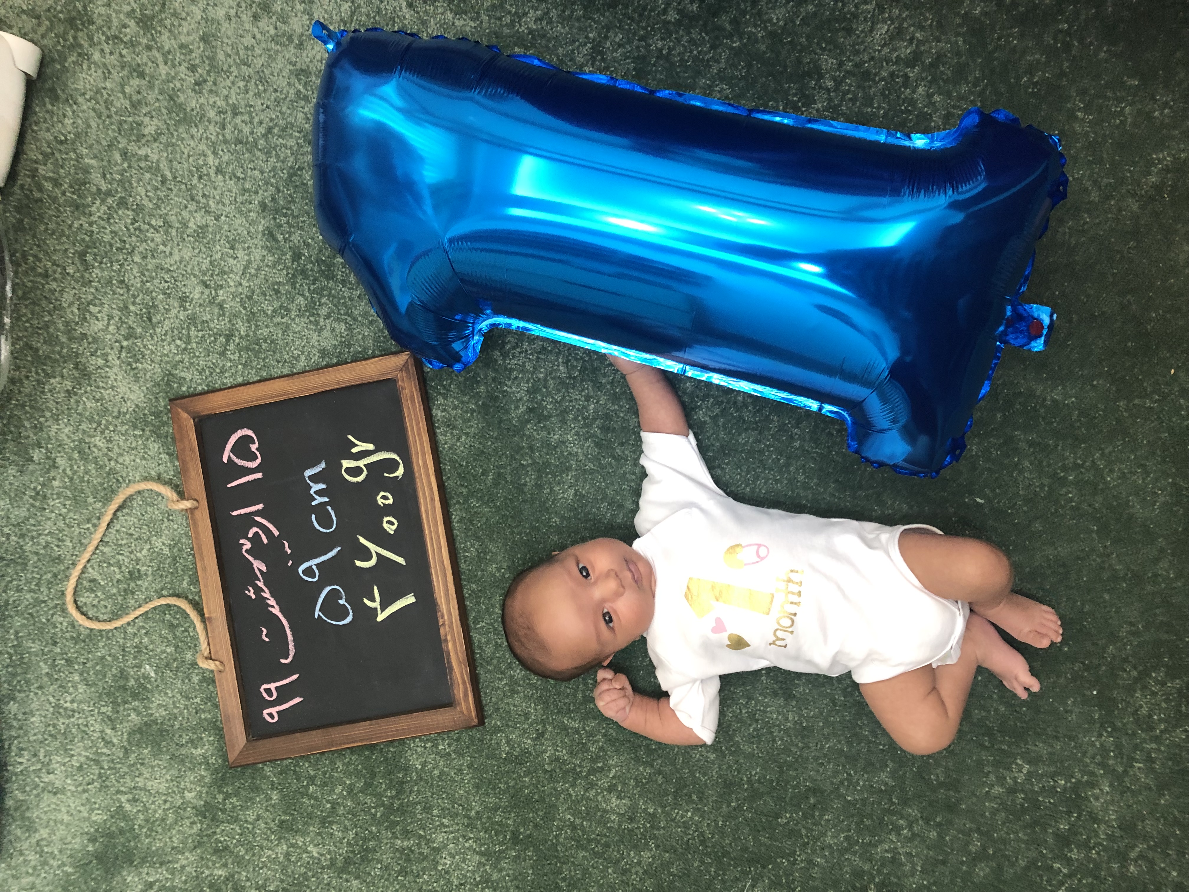 یک ماهگی نوزاد رایان عرفانی