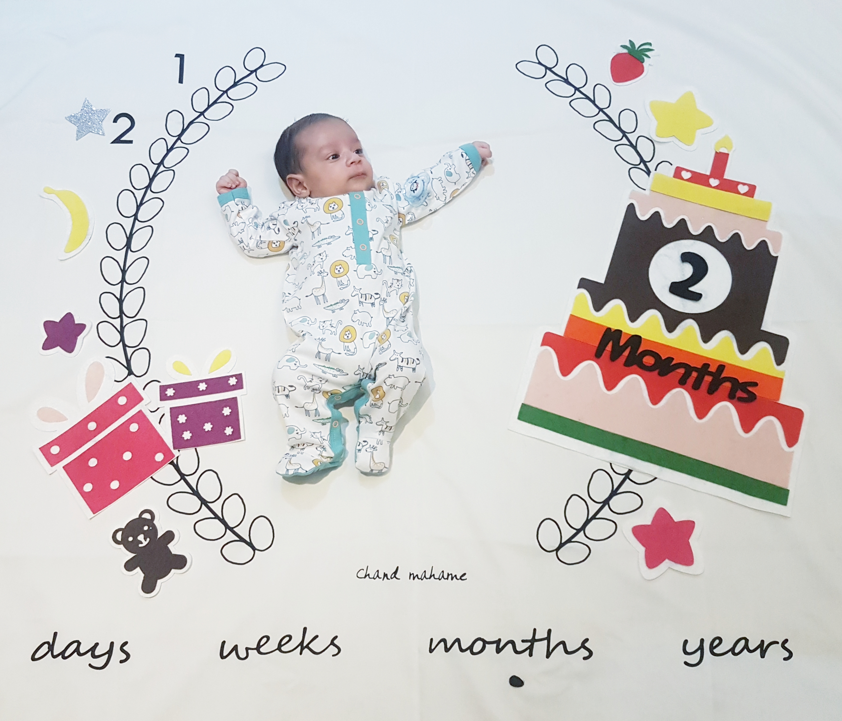 دو ماهگی نوزاد ارشیا اکرمی