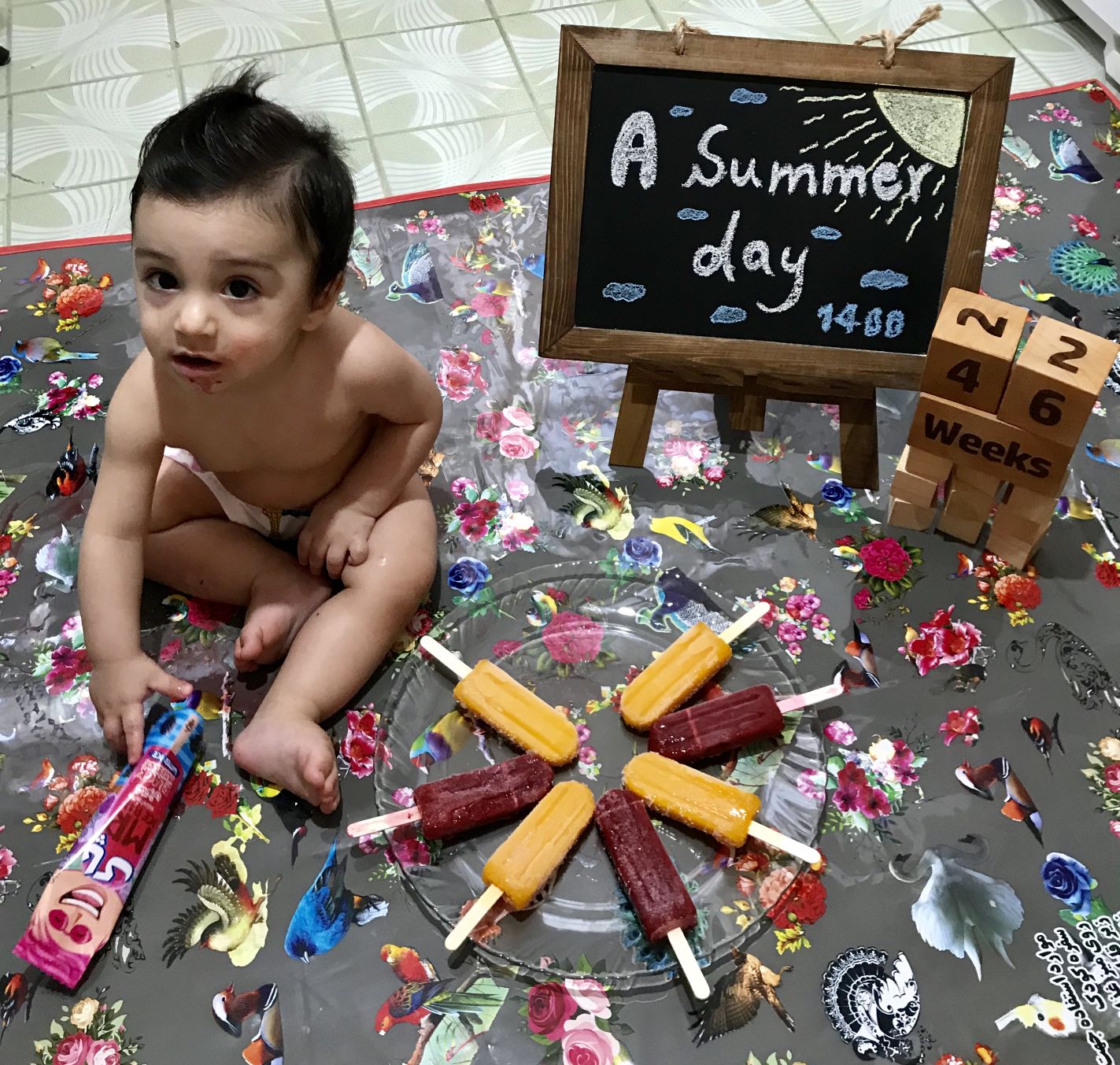 تم عکس تابستانی کودک آریا نارمکی