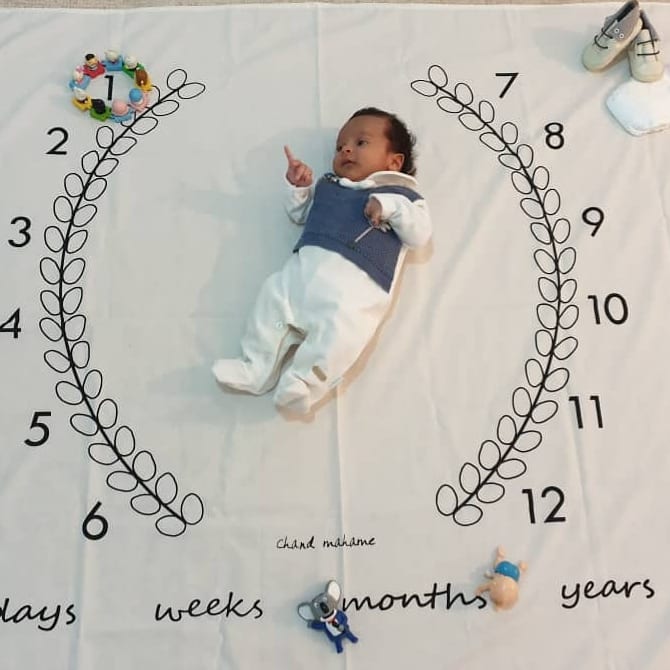 یک ماهگی نوزاد شاهان امینی