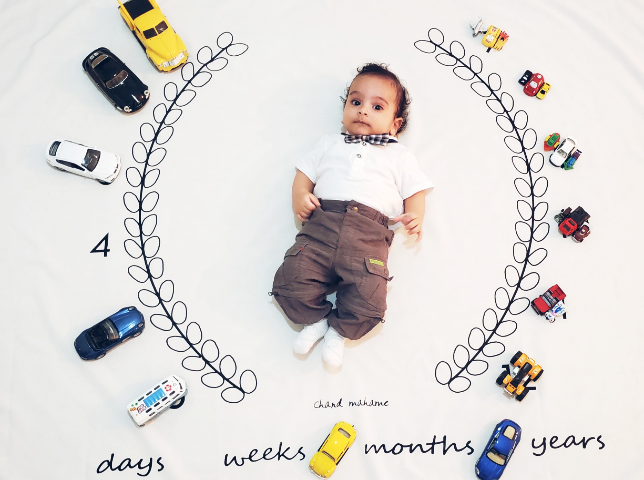 چهار ماهگی نوزاد شاهان امینی