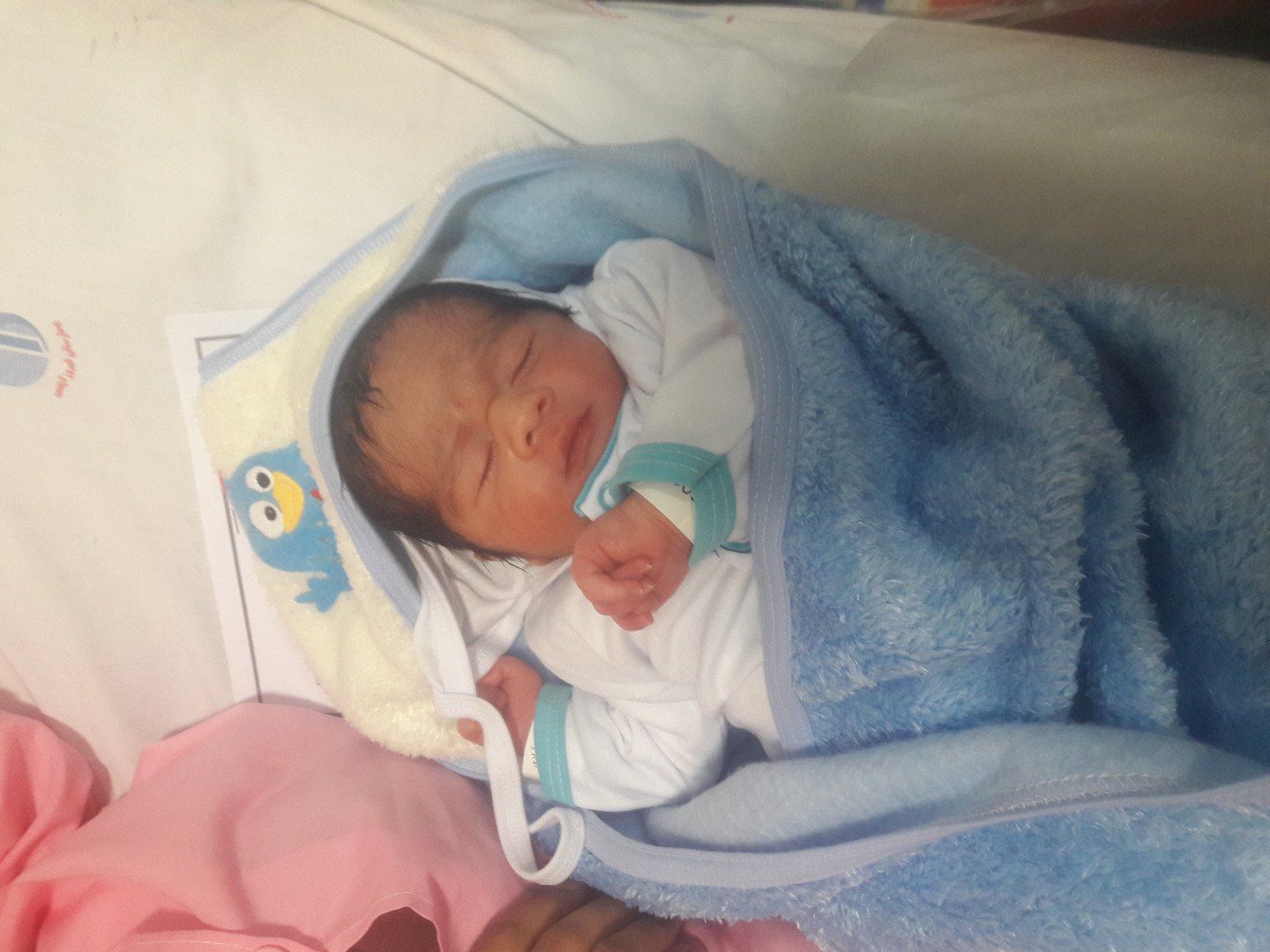 متولد شدن نوزاد حسین چعبی