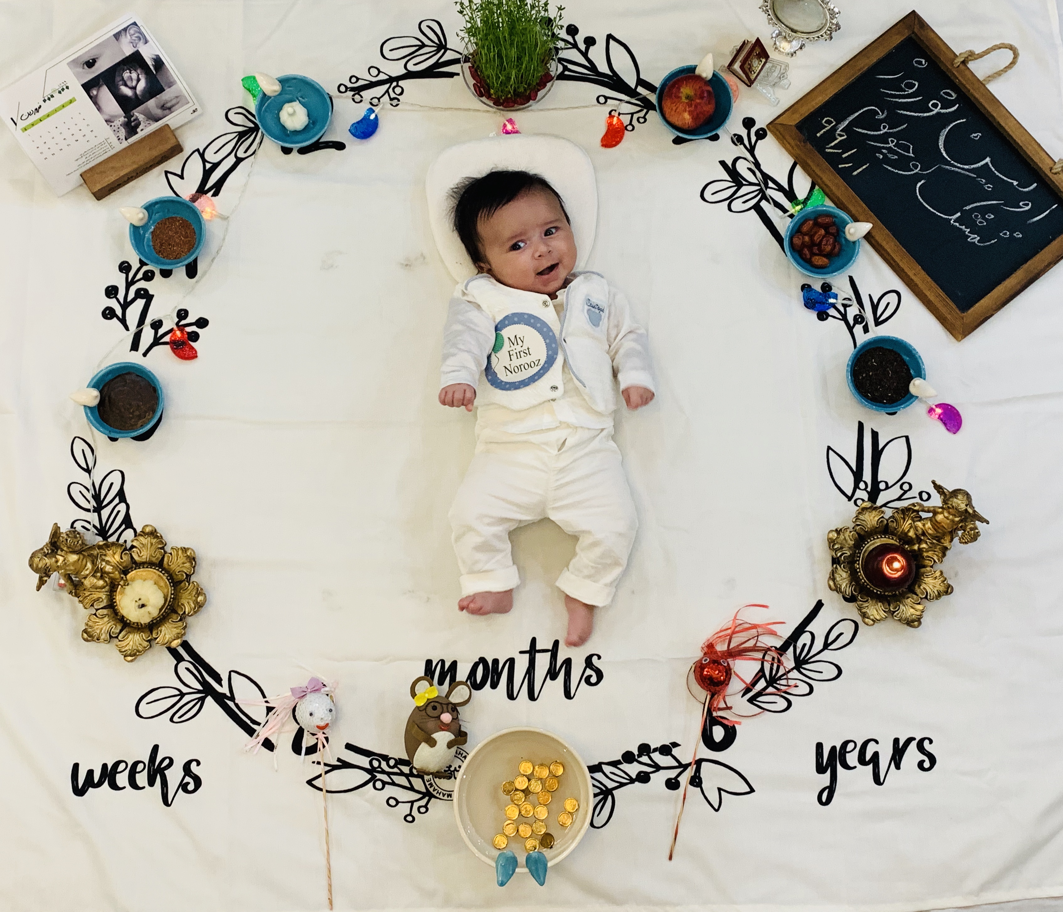 یک ماهگی نوزاد ماتیار وحدی