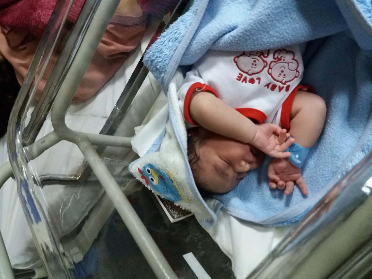 متولد شدن نوزاد علی چعبی