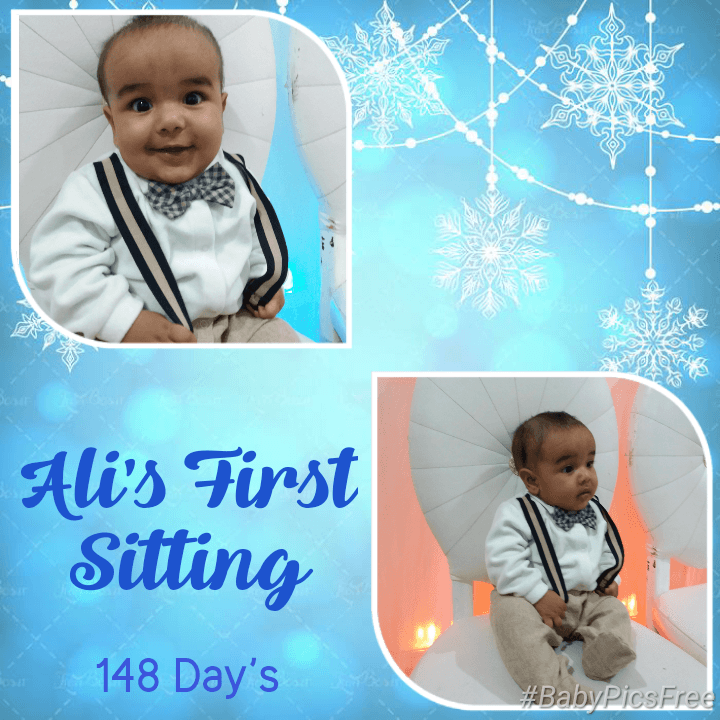 اولین نشستن نوزاد علی چعبی