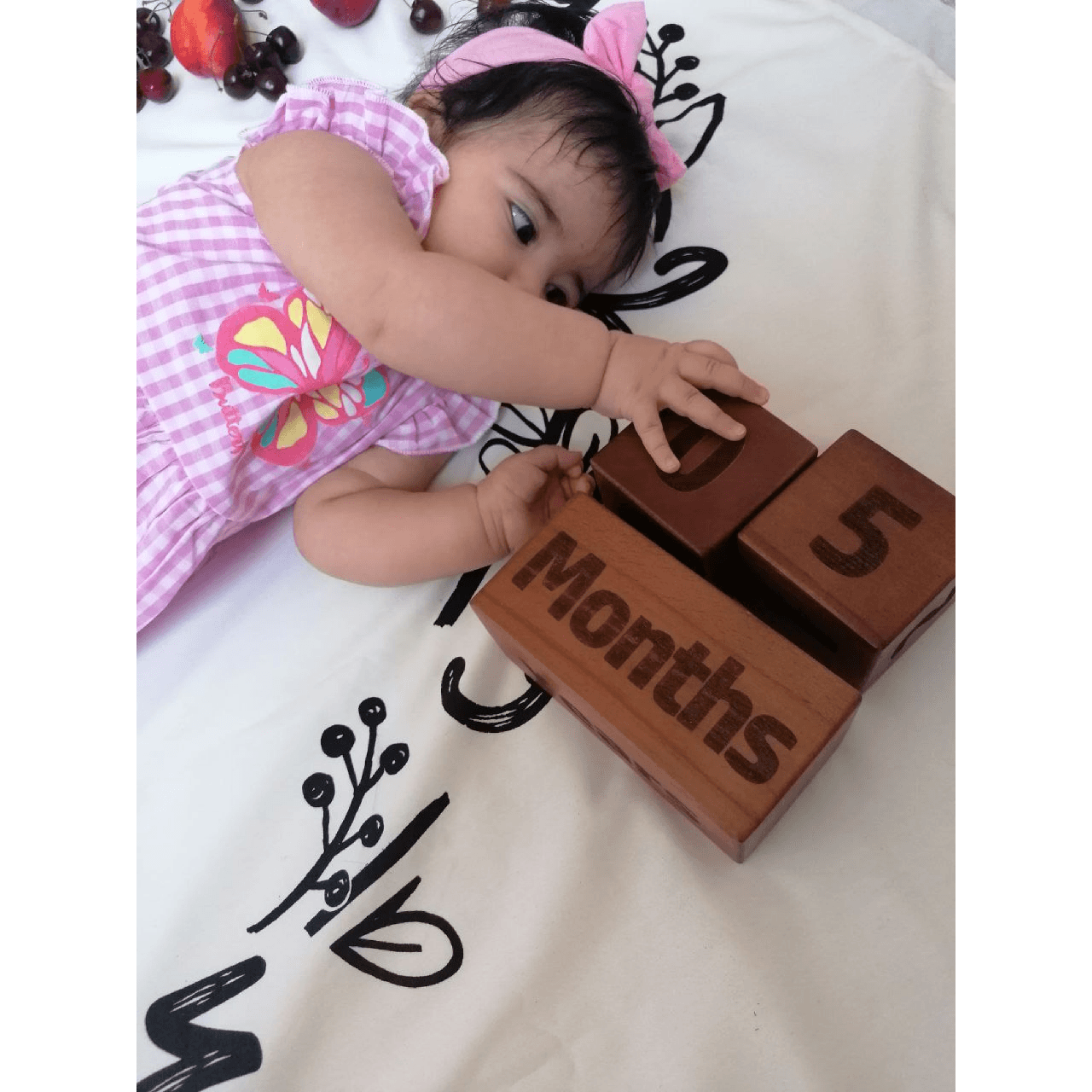 پارچه ماهگرد طرح حلقه تمشک رزمهر صدیقی