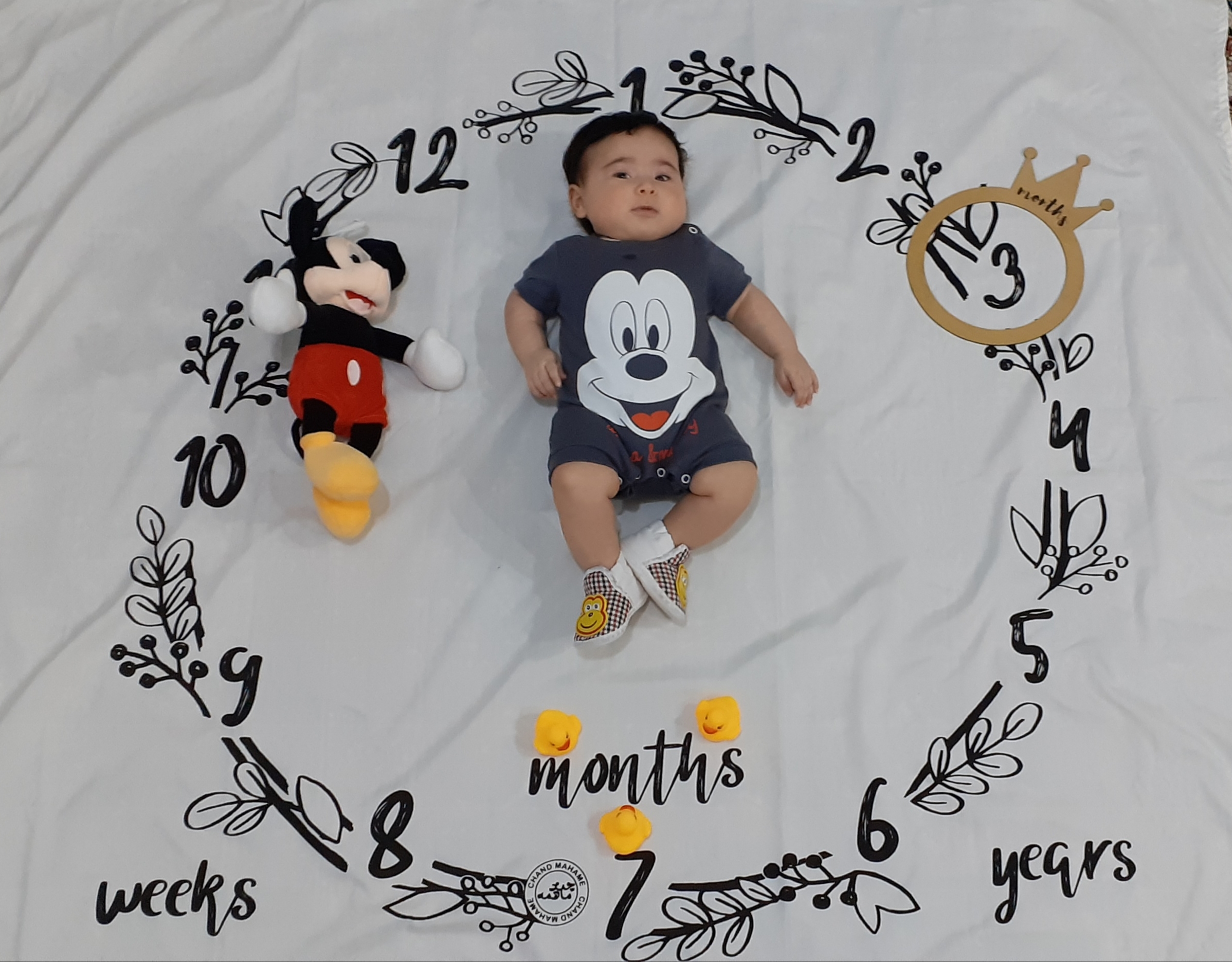 سه ماهگی نوزاد جانان احمدی