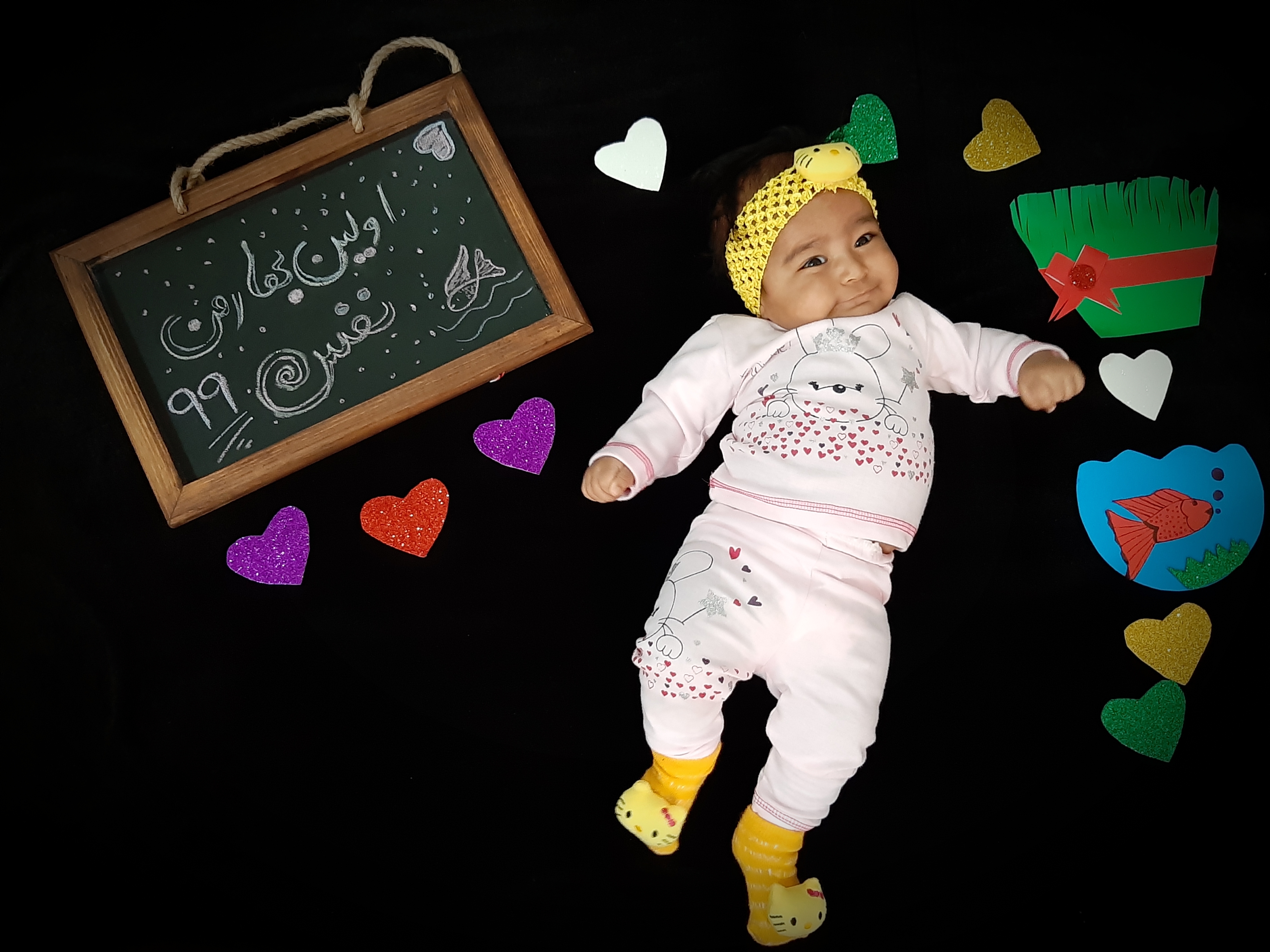 عکس نوزاد دختر نفس چشمه