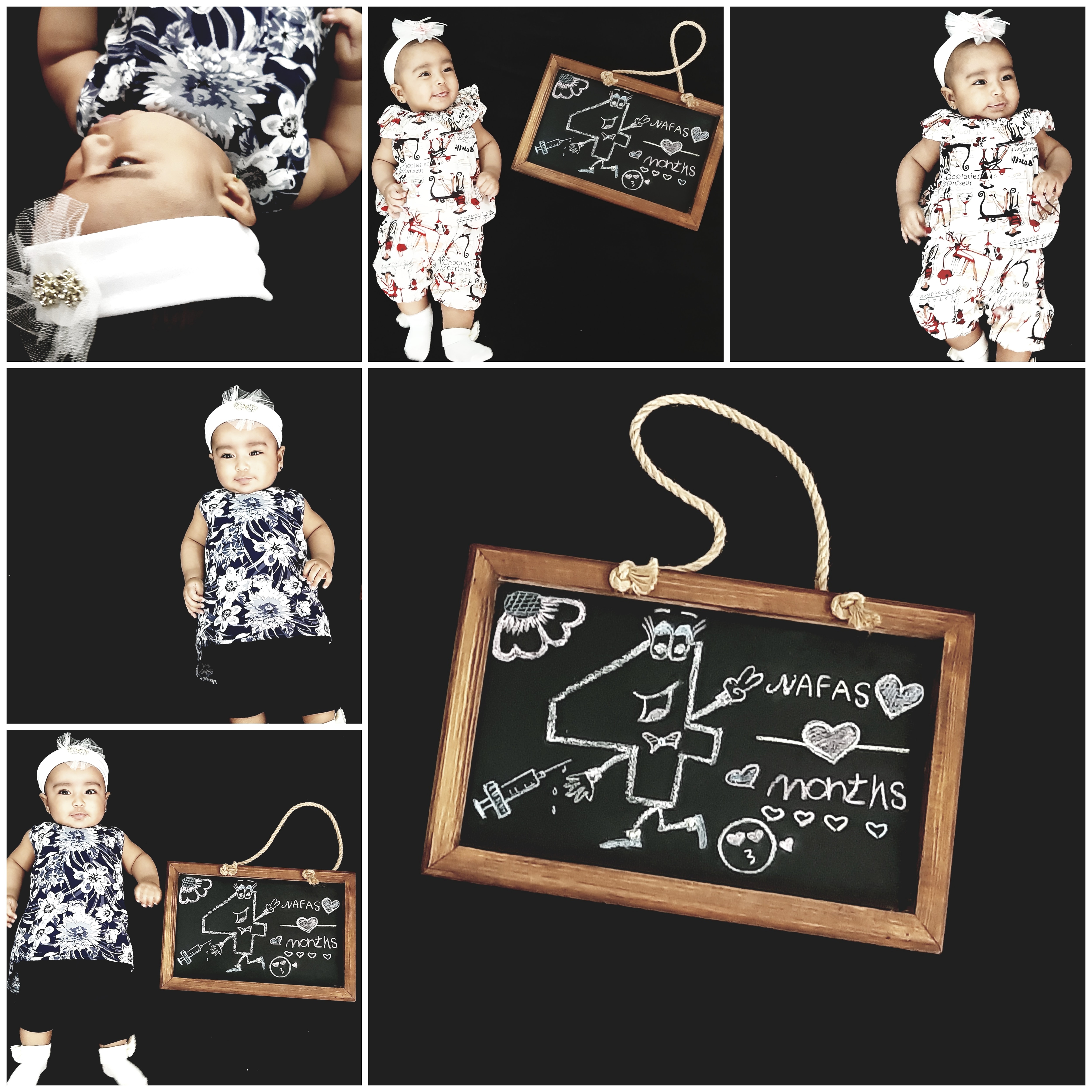 چهار ماهگی نوزاد نفس چشمه