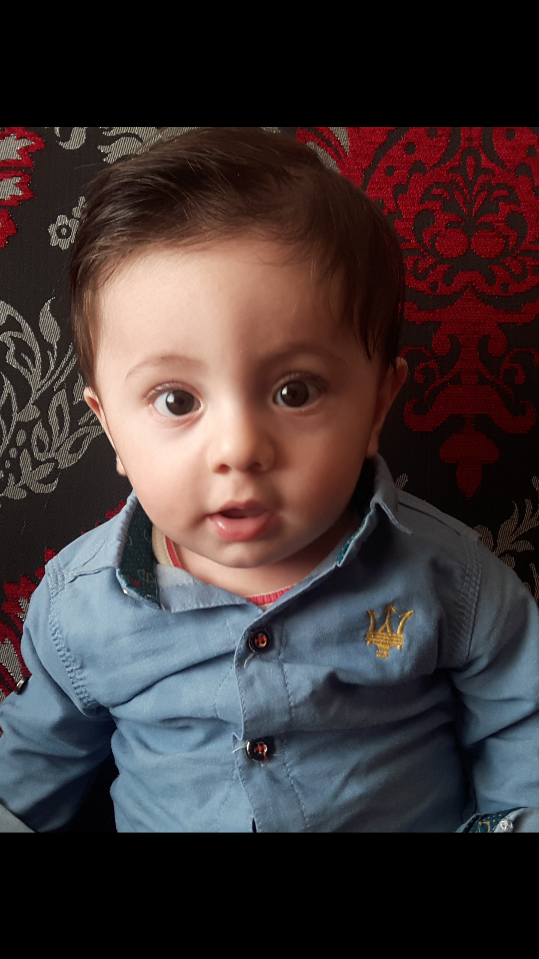 تم عکس زمستانی نوزاد سایا و سایمان عبدی