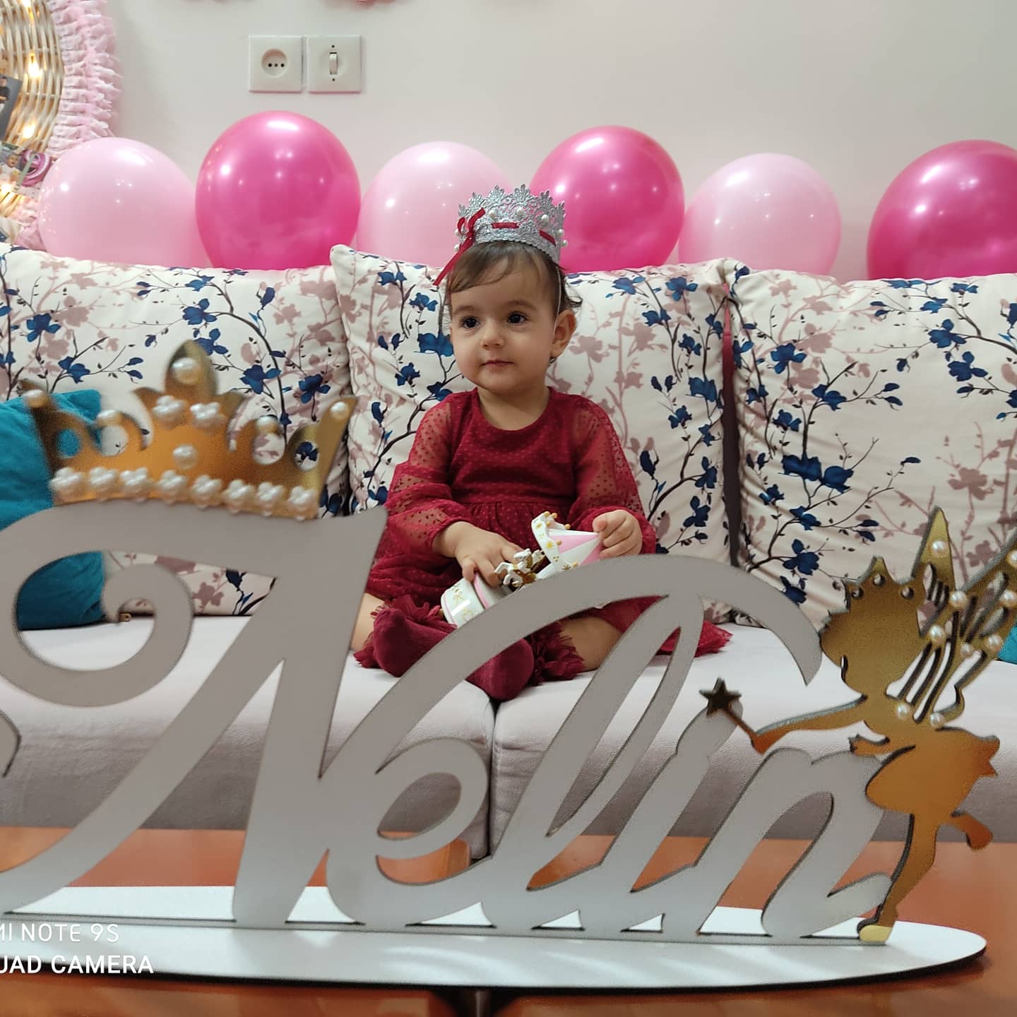 دوازده ماهگی نوزاد نلین عاشوری کیسمی