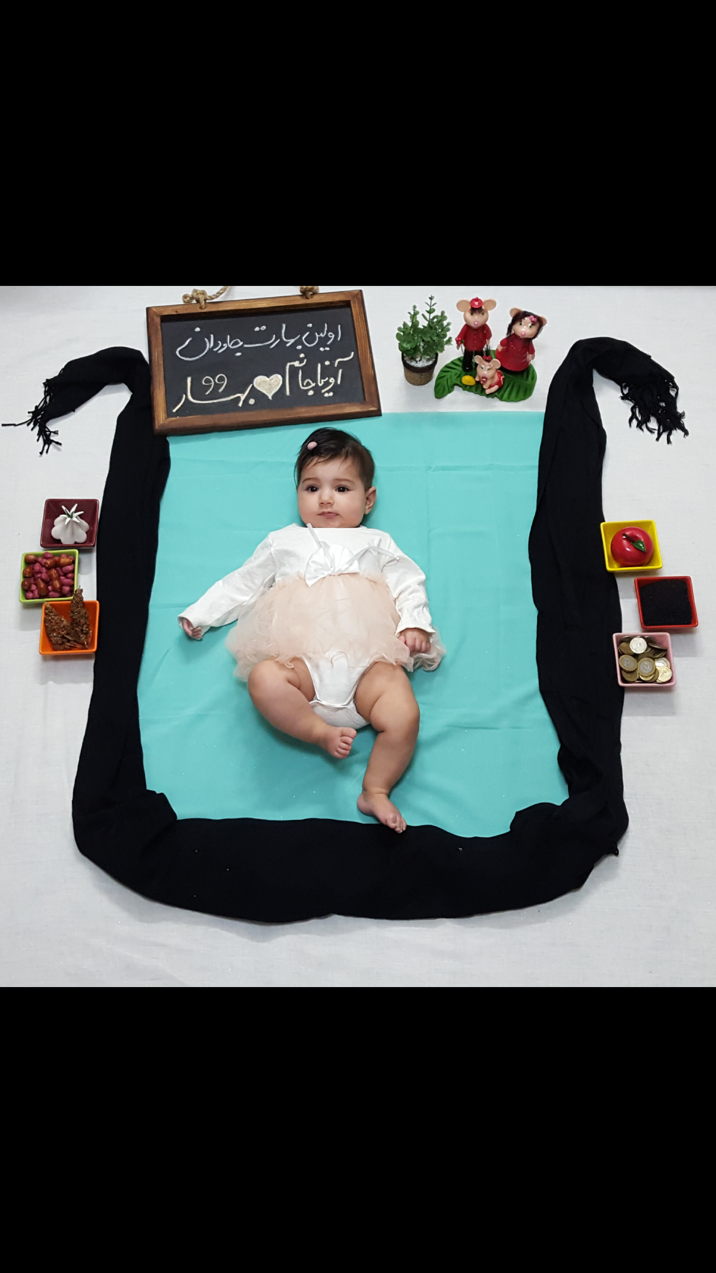 عکس نوزاد دختر آوینا حسنی