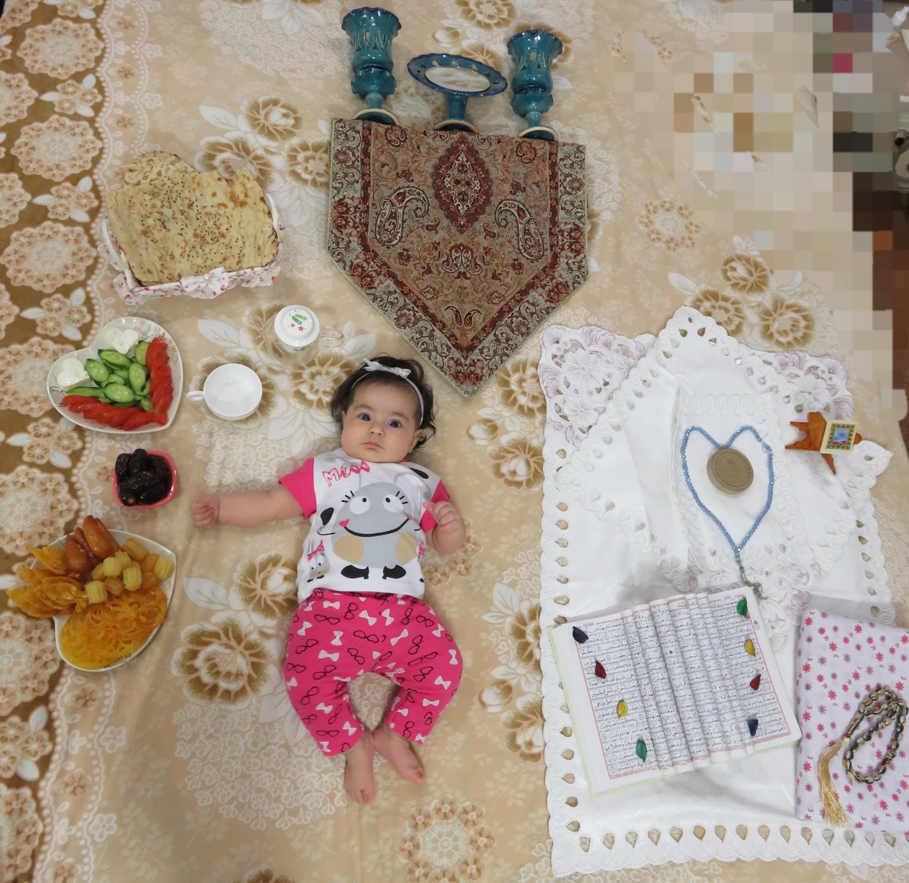 پنج ماهگی نوزاد پرنیا رنجکش