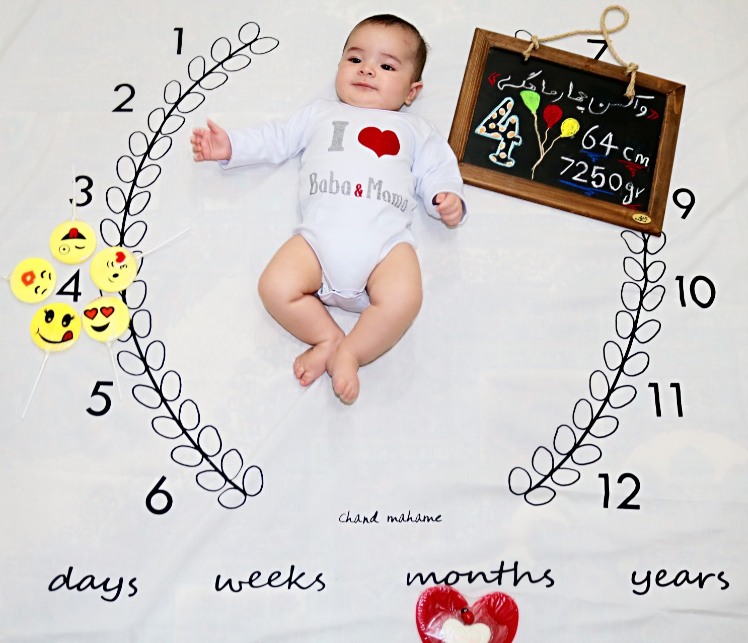 چهار ماهگی نوزاد آیین نصیری