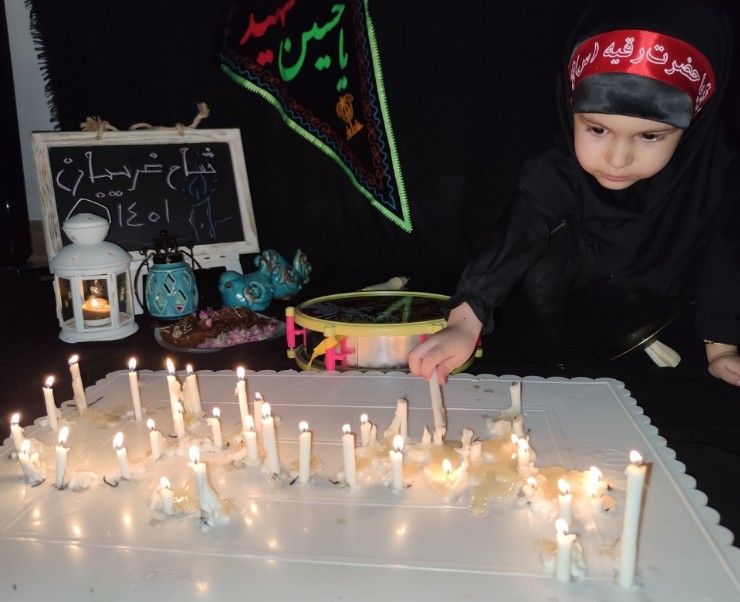 عکس محرم کودک همتا قیاسوند