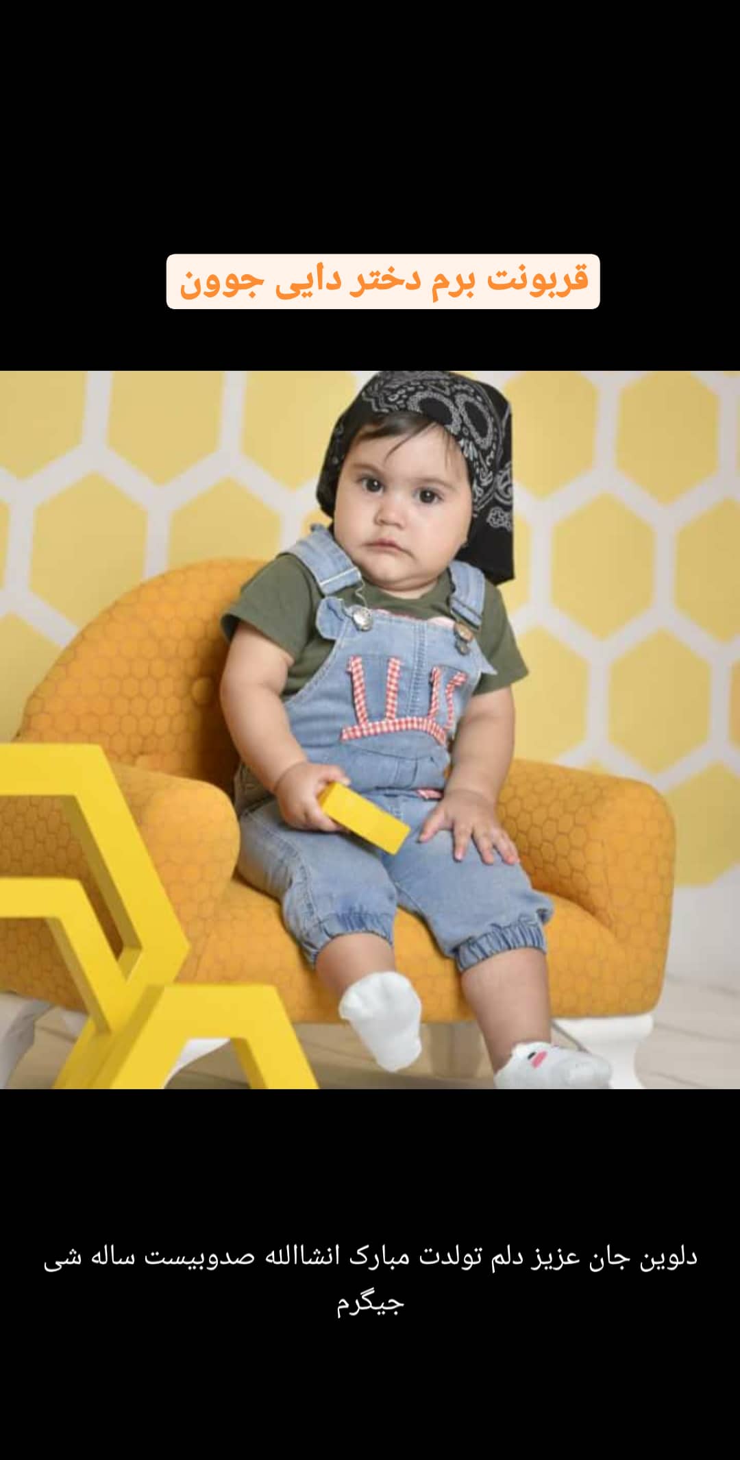 دوازده ماهگی نوزاد دلوین باطنی