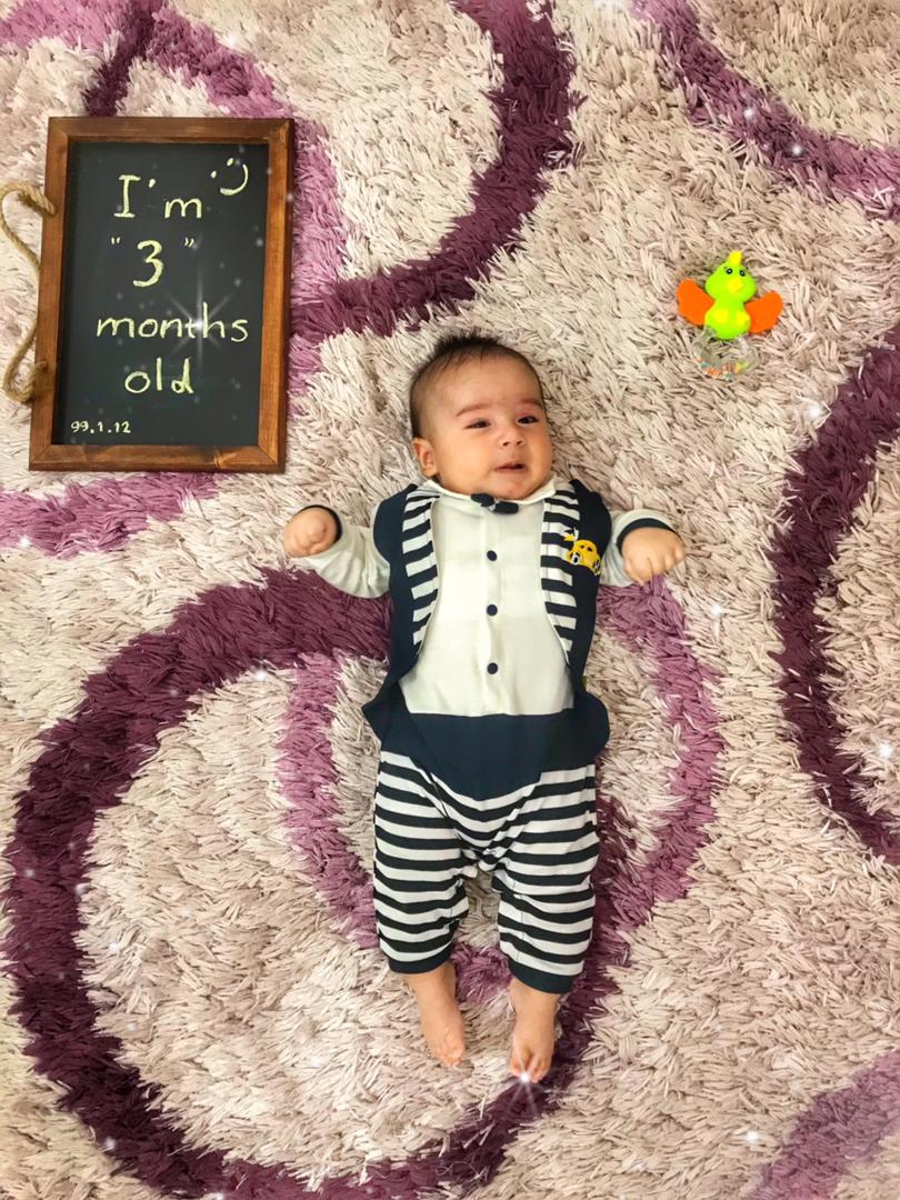 عکس نوزاد پسر رادمهرآقازاده