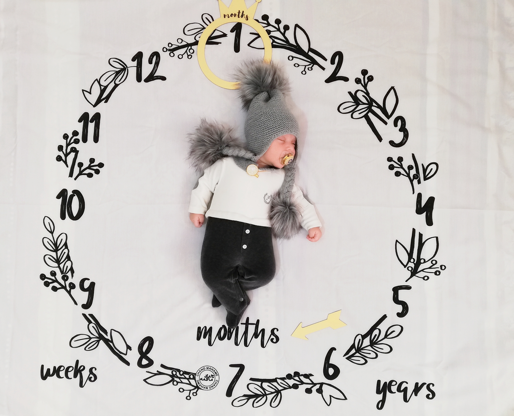 یک ماهگی نوزاد هیراد نظری