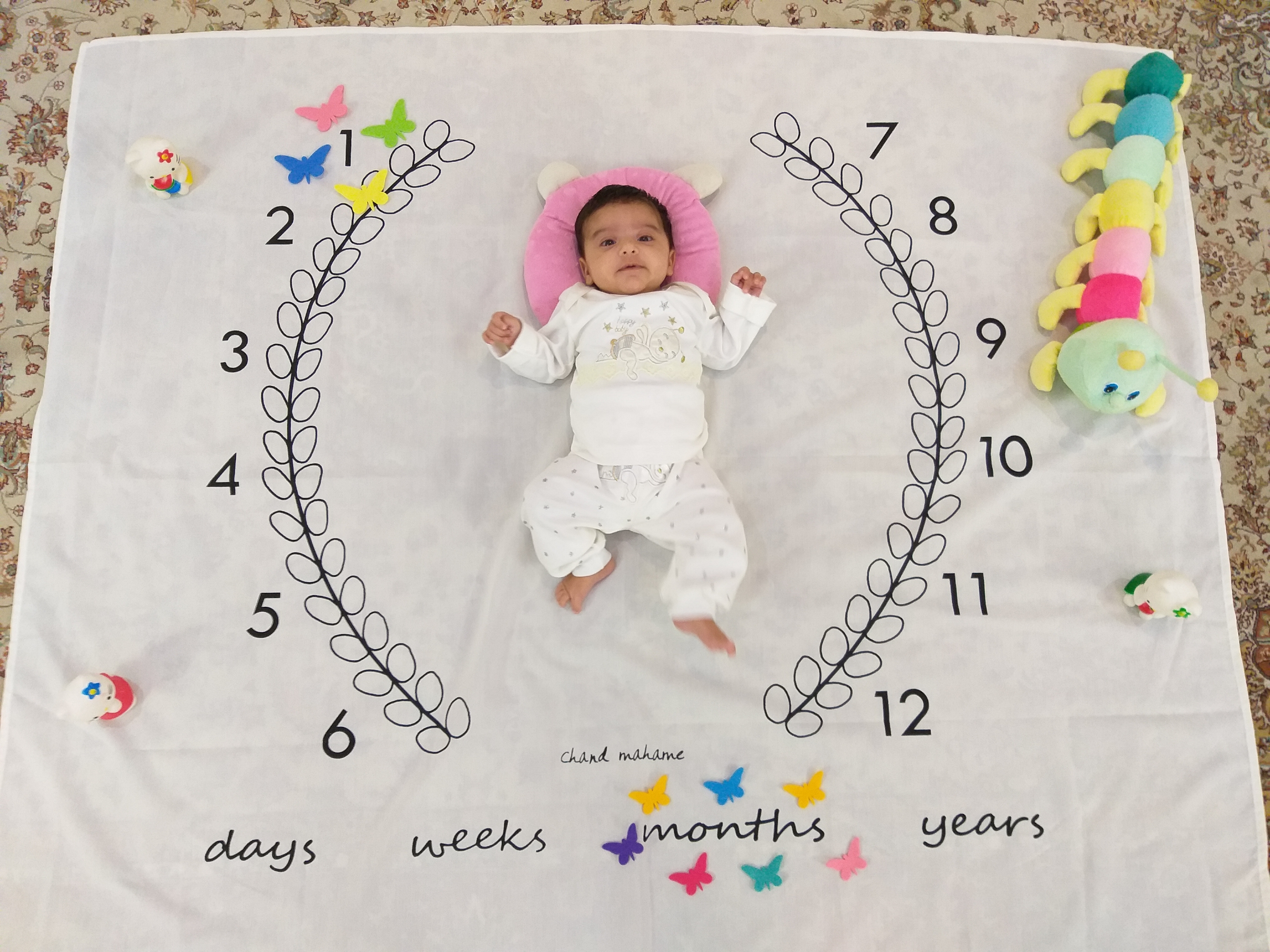 یک ماهگی نوزاد آتریسا فتحی