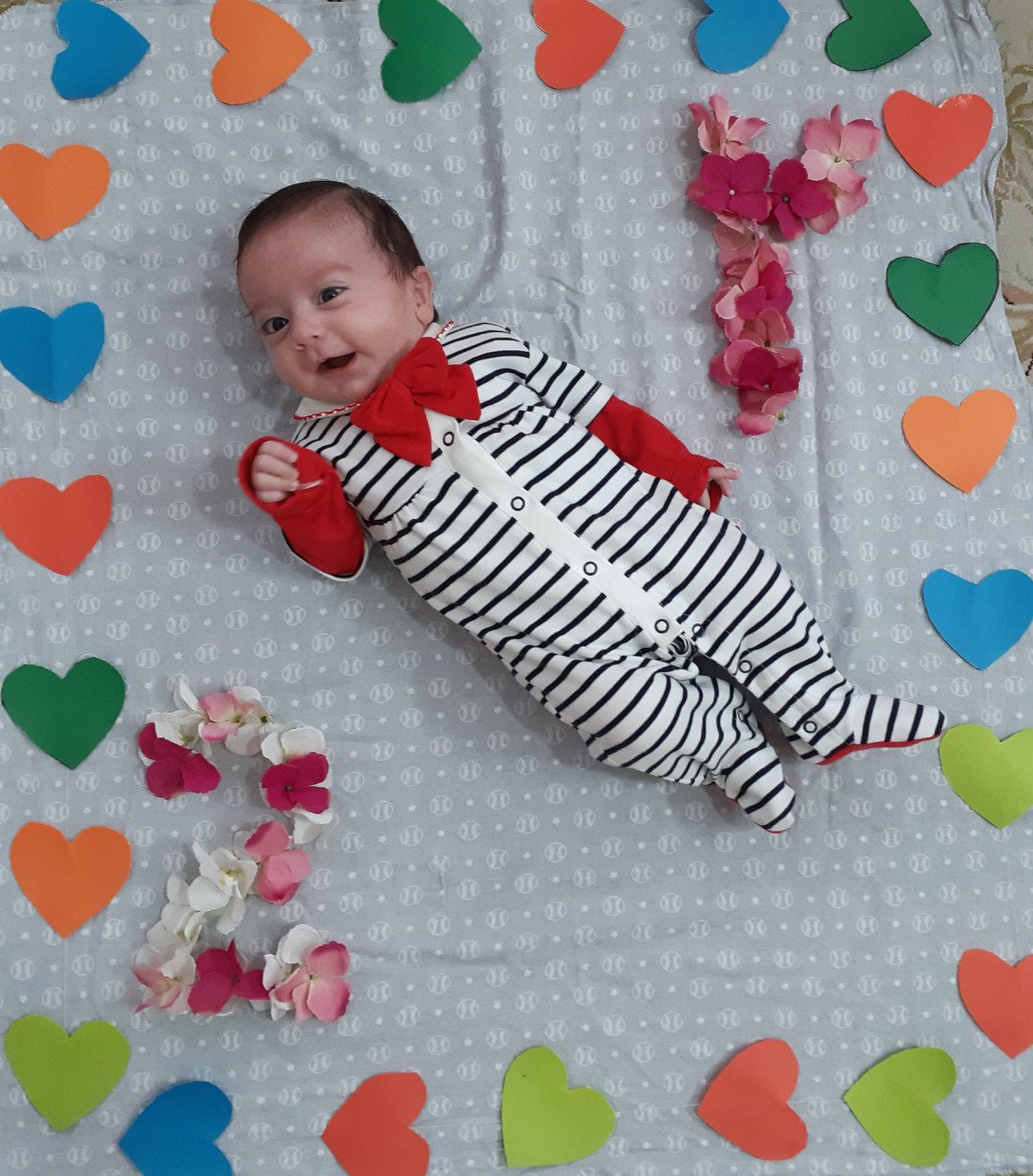 یک ماهگی نوزاد شهرزاد برنافر