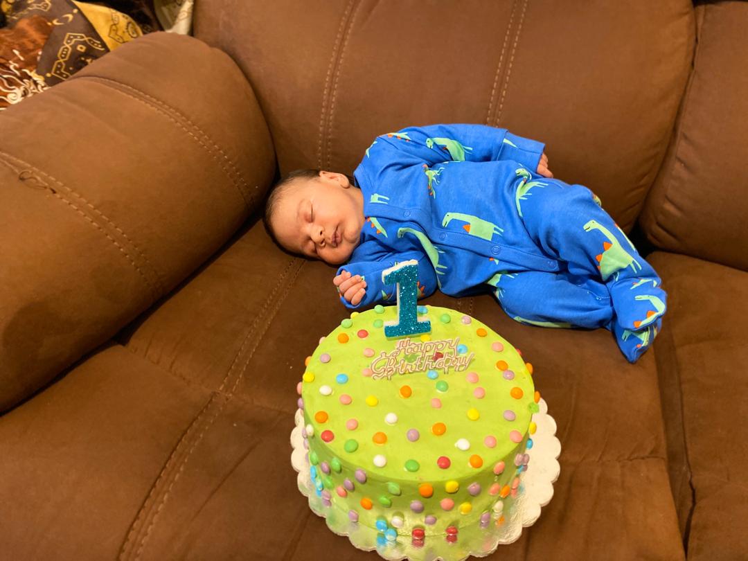 یک ماهگی نوزاد فرهان فاريابي