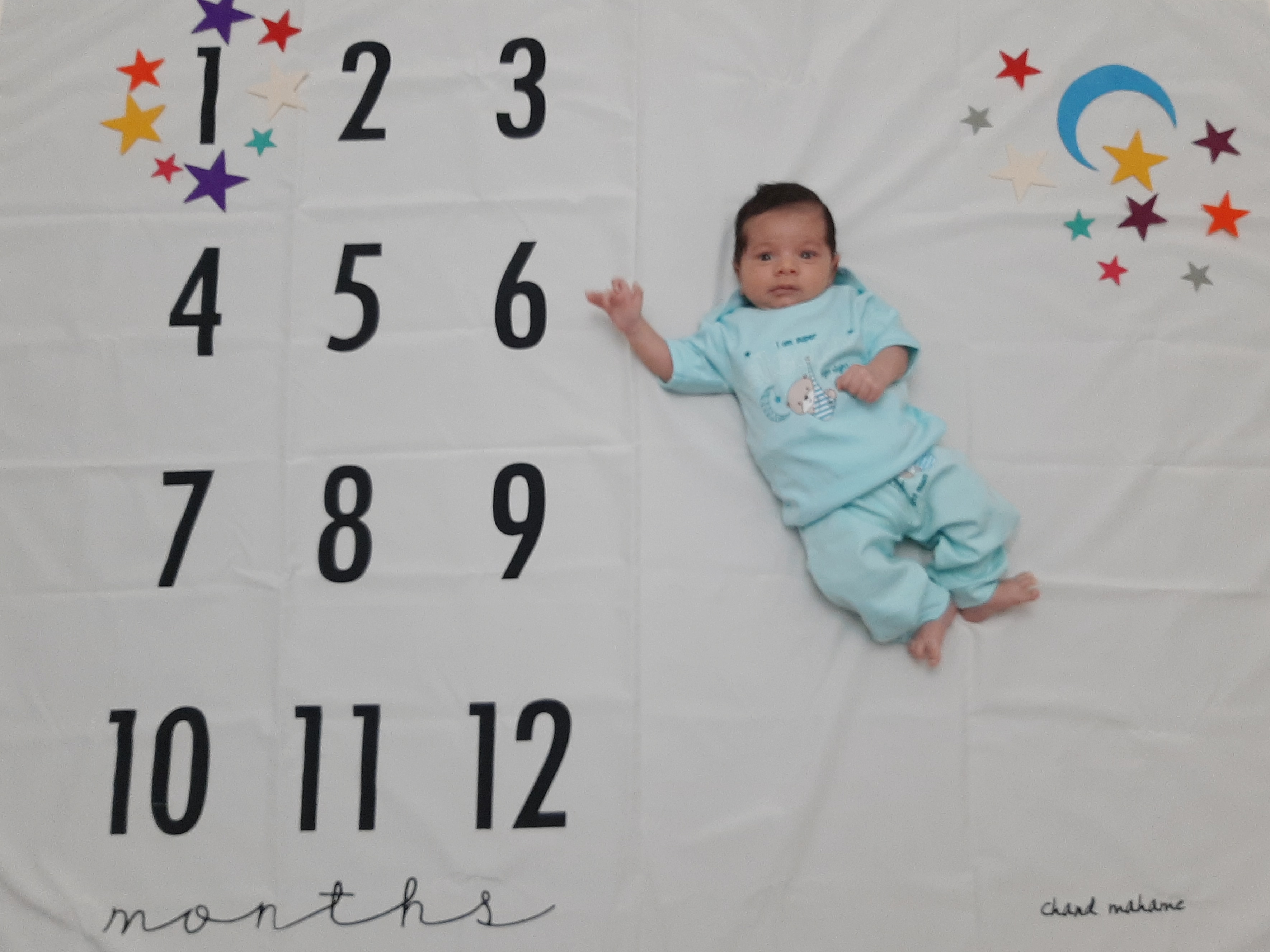 یک ماهگی نوزاد امیرکیان سلیمانی