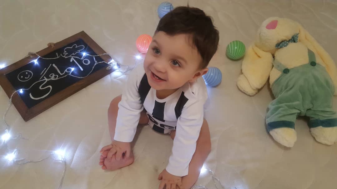 دوازده ماهگی نوزاد مهدیار قاسمی