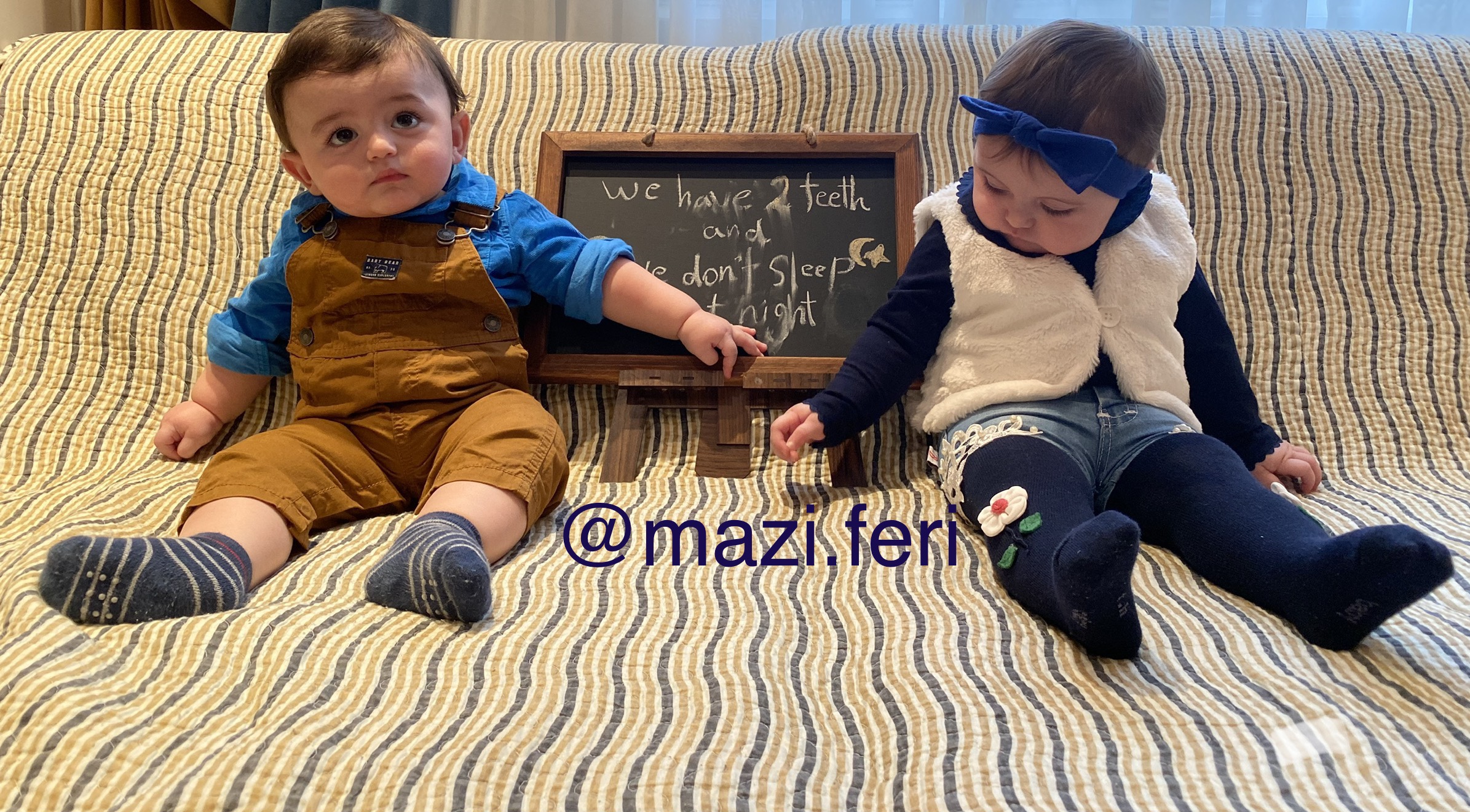 مکعب تاریخ شمار ویژه مازیار و فریال فتحعلیان(دوقلو)