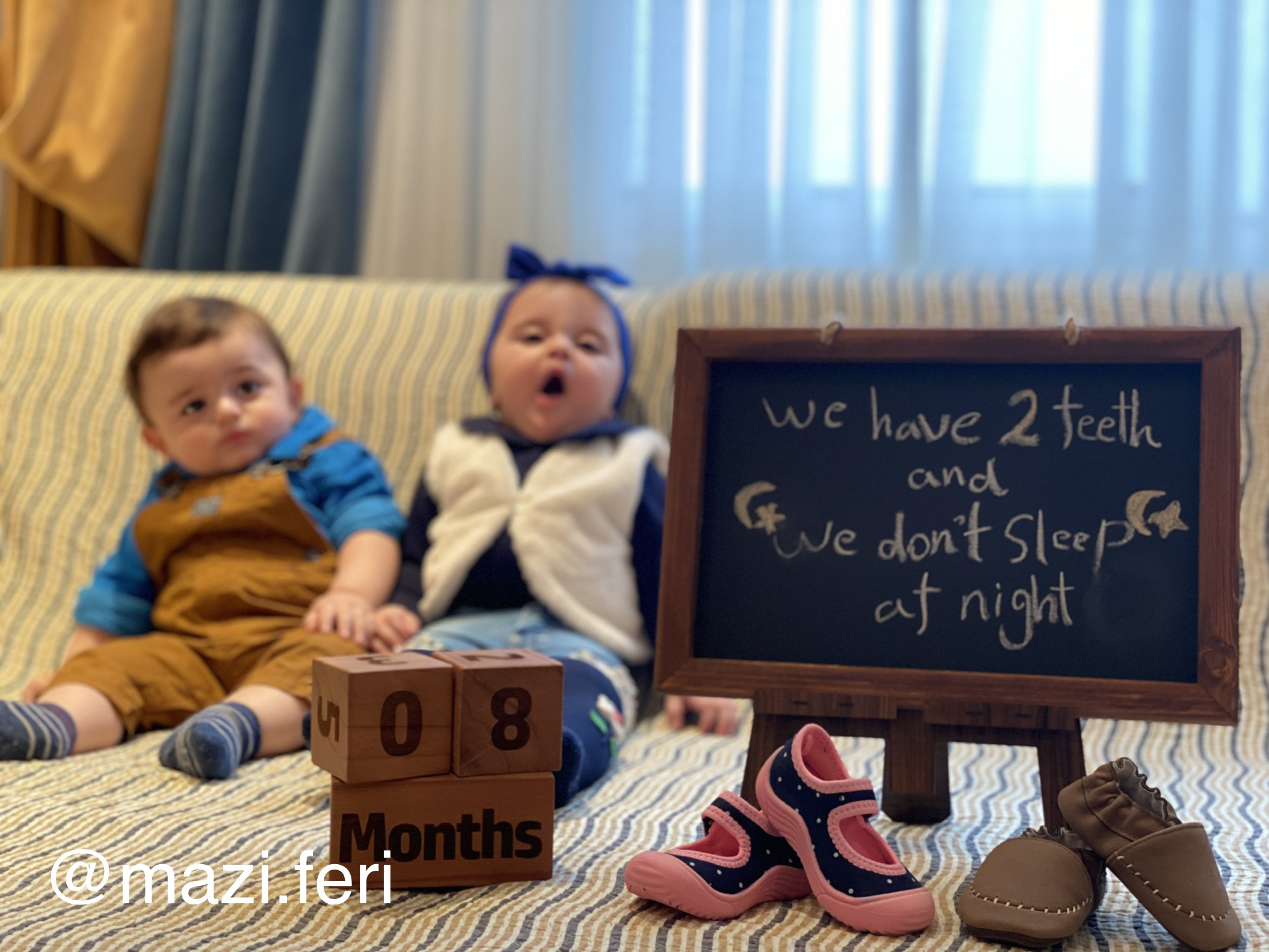 مکعب تاریخ شمار ویژه مازیار و فریال فتحعلیان(دوقلو)