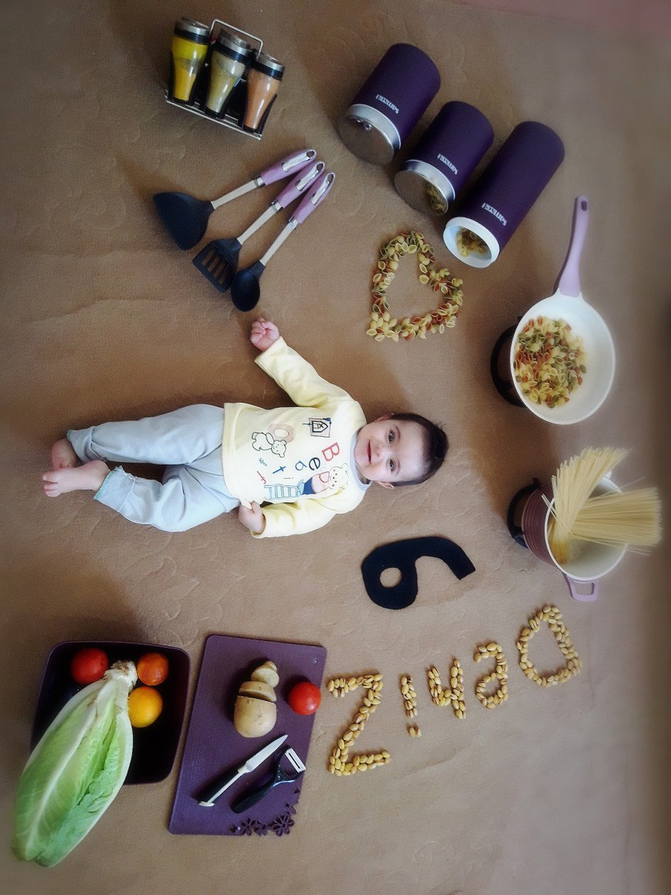 شروع غذای کمکی دنیز