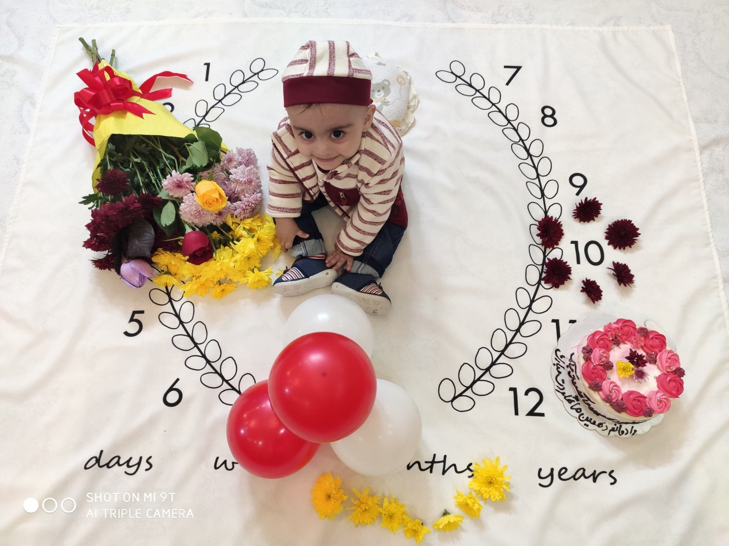 دوازده ماهگی نوزاد رادمان خالقی