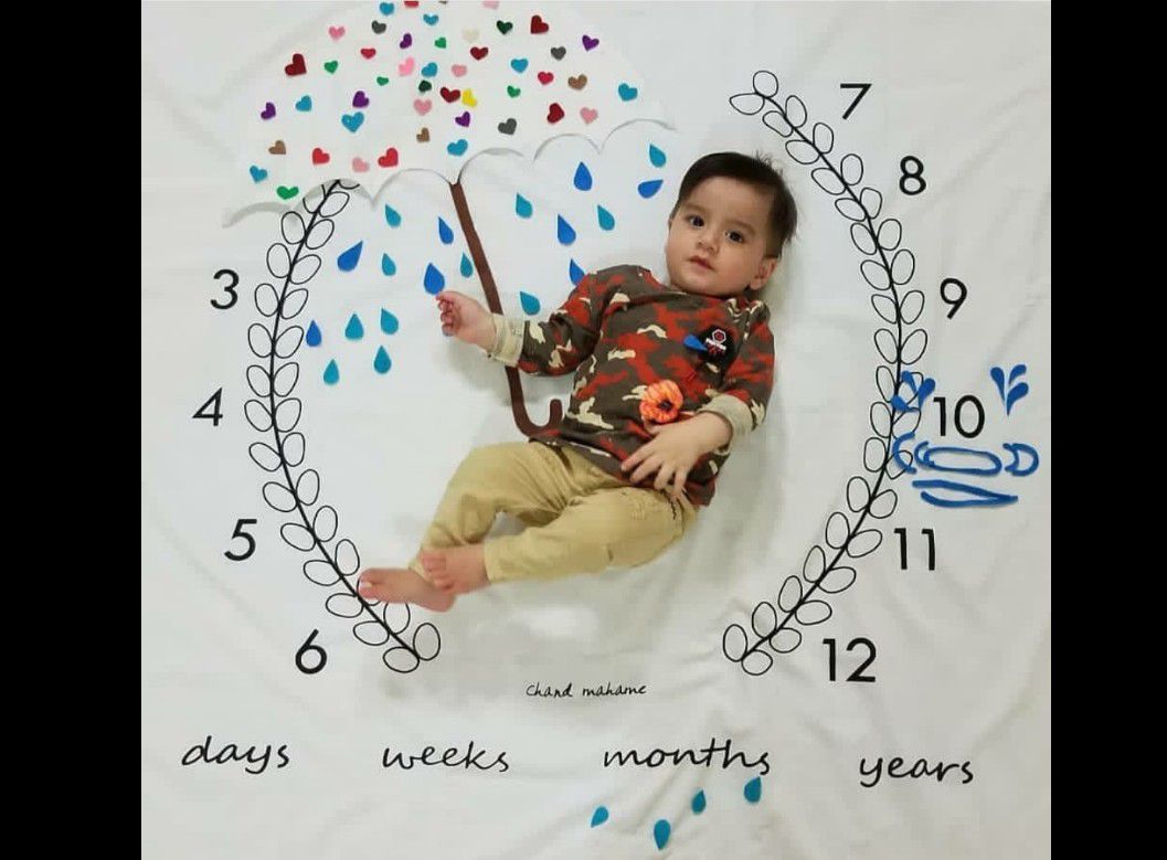 تم عکس زمستانی نوزاد نارین  و نویان شهبازی