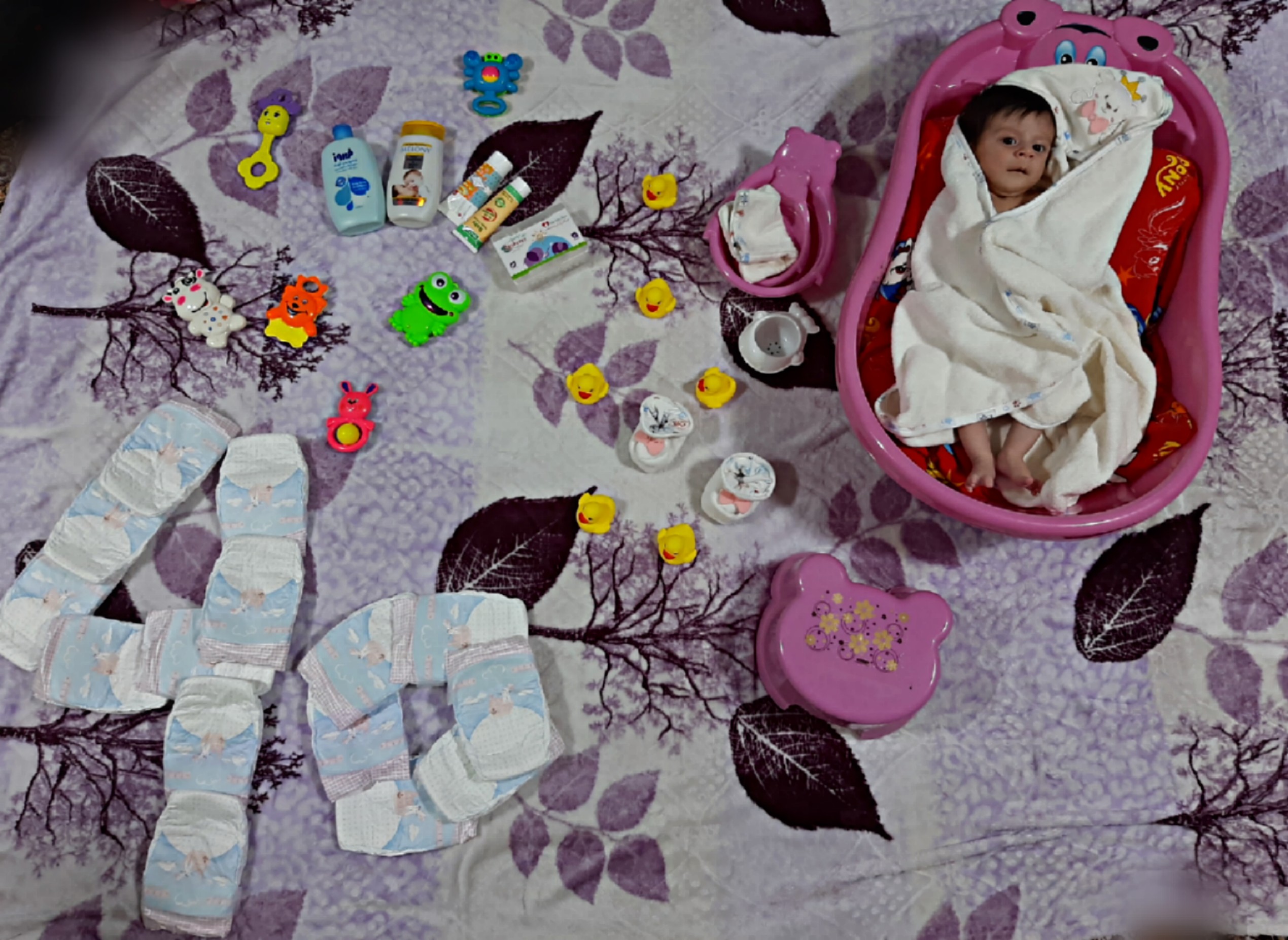 یک ماهگی نوزاد همتا سبزی