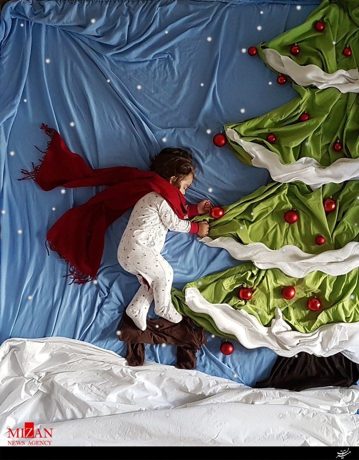 تم عکس زمستانی نوزاد مامان فندق