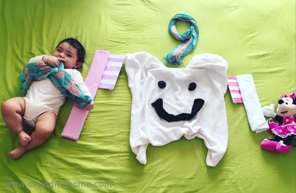 جشن دندونی نوزاد مامان فندق