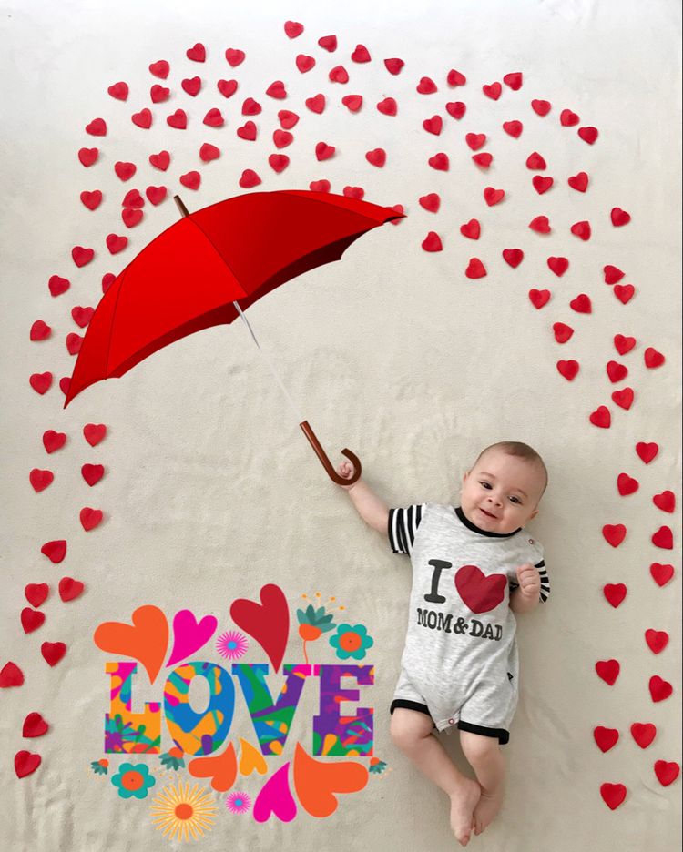 جشن ولنتاین کودک مامان فندق