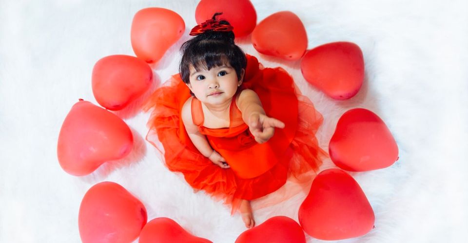 جشن ولنتاین کودک مامان فندق