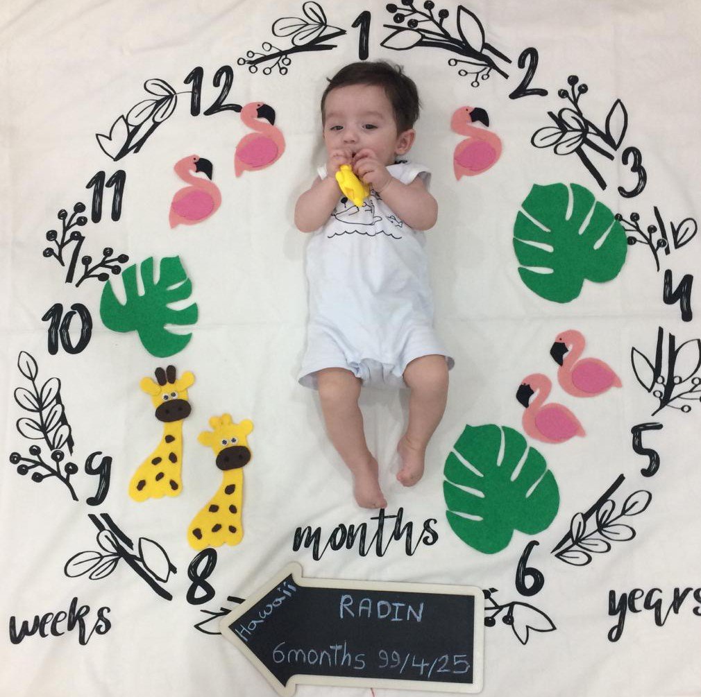 شش ماهگی نوزاد رادین سعادتی
