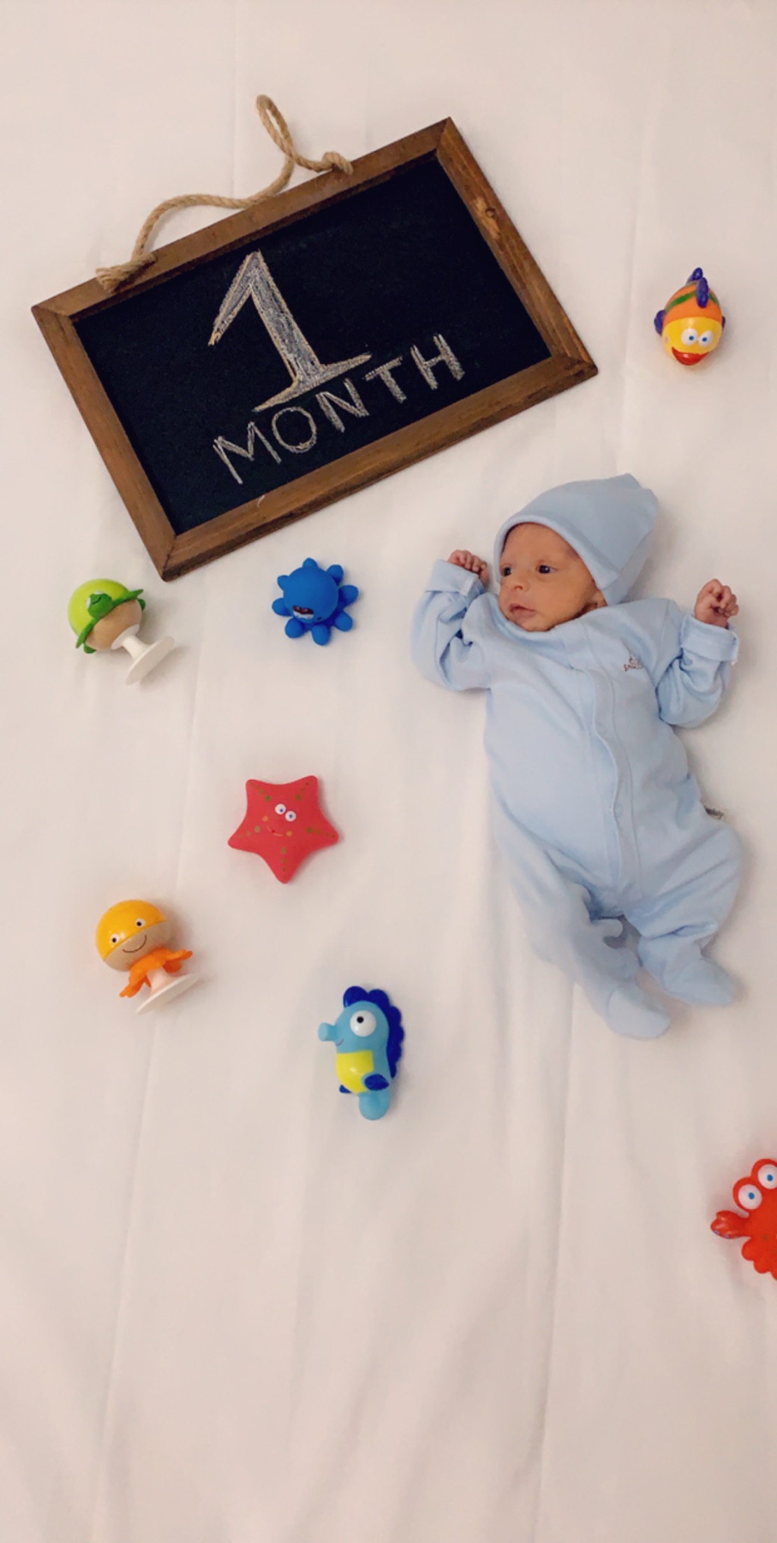 یک ماهگی نوزاد شهان جلالي