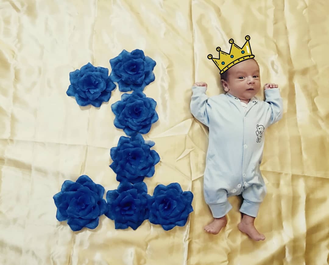 یک ماهگی نوزاد رایان دانشمندی