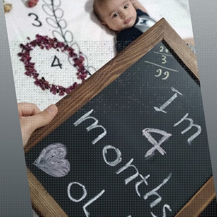 چهار ماهگی نوزاد آیهان رستگاری