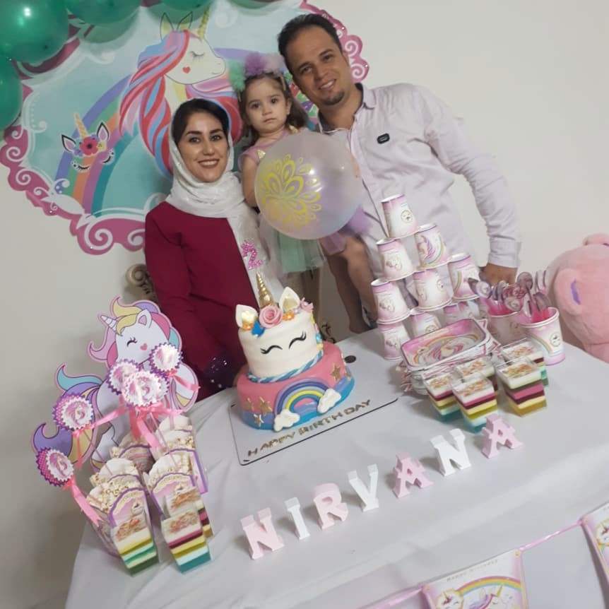 دوازده ماهگی نوزاد نیروانا نفری