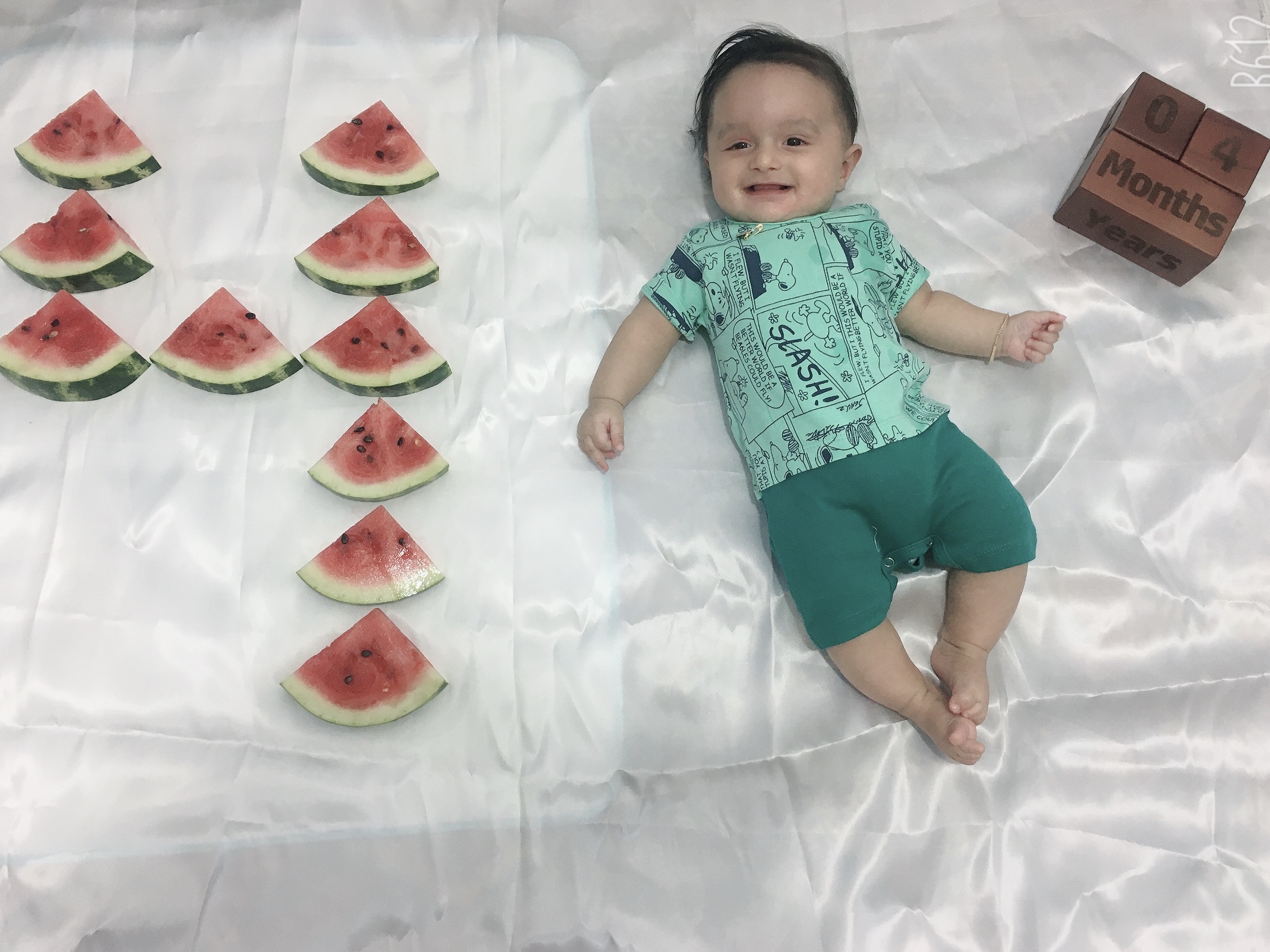 چهار ماهگی نوزاد بهراد بصری