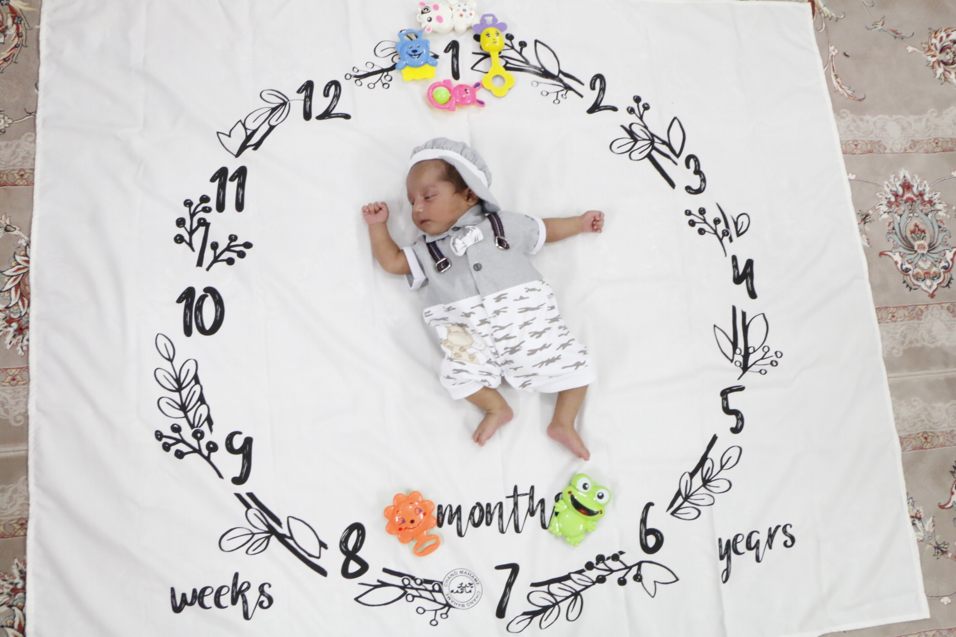 یک ماهگی نوزاد سيدمحمدكيان چهلستوني