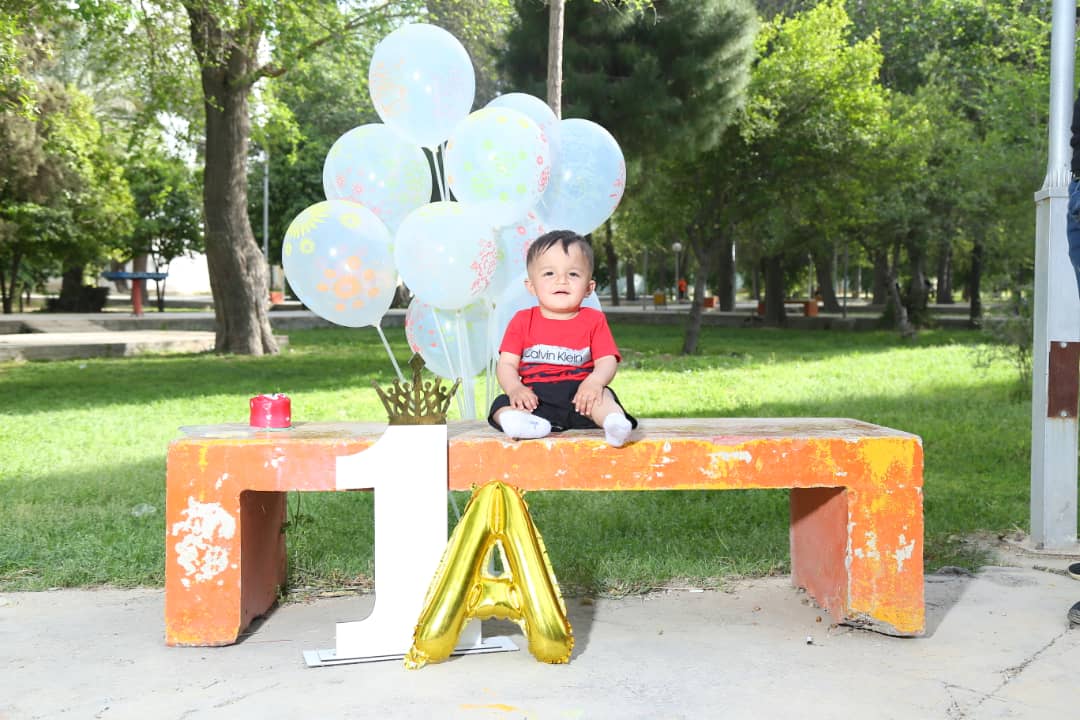 دوازده ماهگی نوزاد ارسلان کریمی