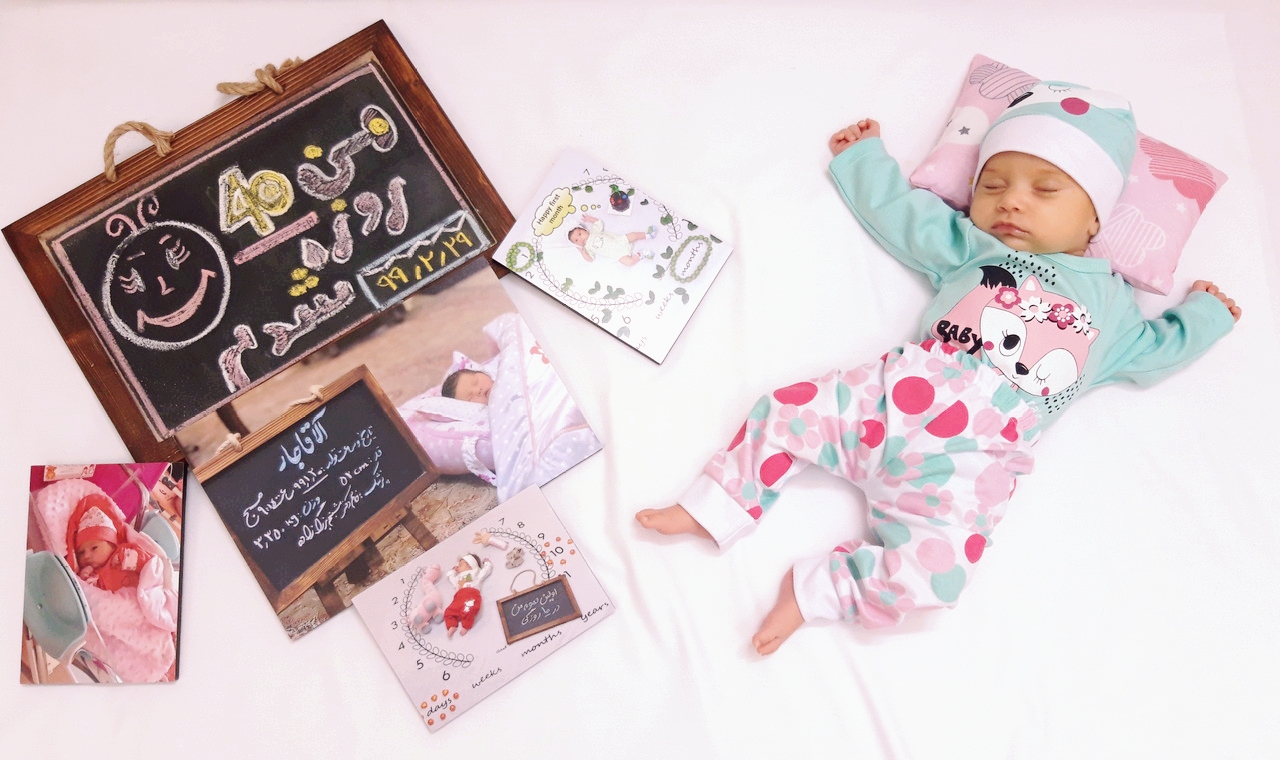 یک ماهگی نوزاد آلا قاجار