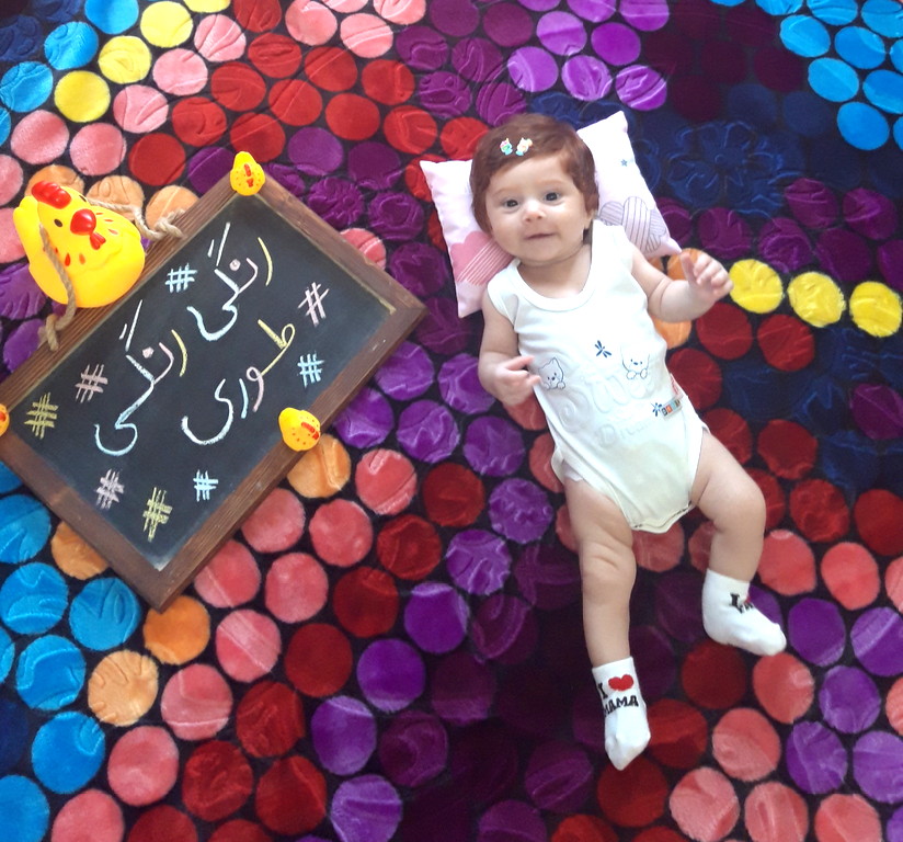 اولین خنده نوزاد آلا قاجار